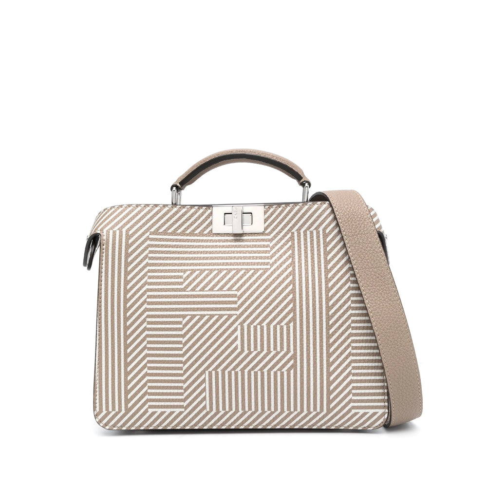 Fendi Neutrals Tote Bags Men FENDI