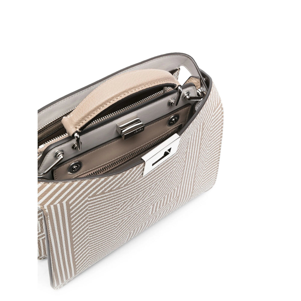 Fendi Neutrals Tote Bags Men FENDI