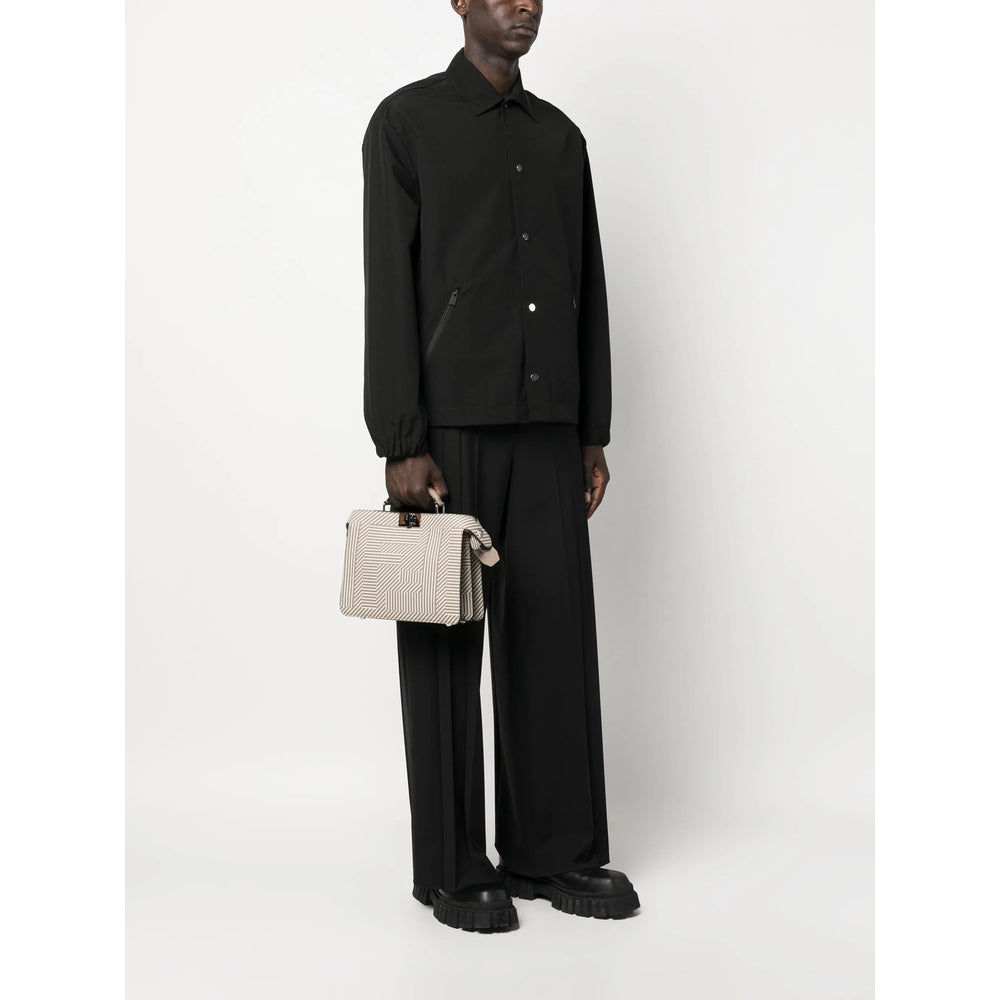Fendi Neutrals Tote Bags Men FENDI
