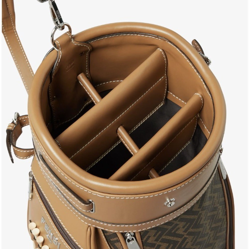 Fendi Brown Shoulder Bags Men FENDI