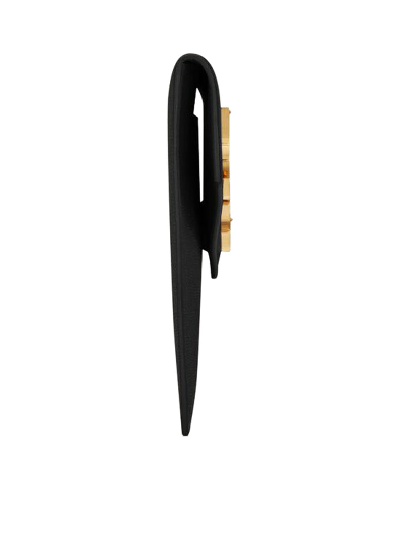 Saint Laurent Women Uptown Clutch In Grain De Poudre Embossed Leather SAINT LAURENT