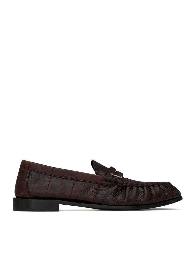 Saint Laurent Men Le Loafer Supple Eel Moccasins SAINT LAURENT