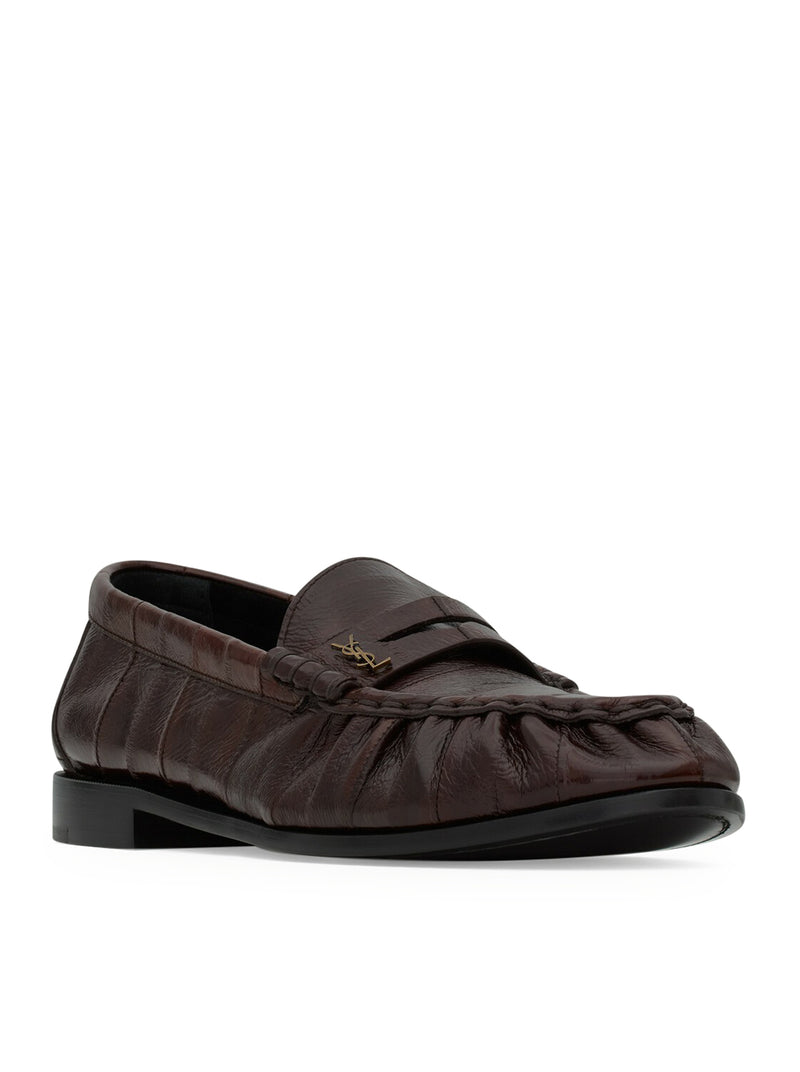 Saint Laurent Men Le Loafer Supple Eel Moccasins SAINT LAURENT