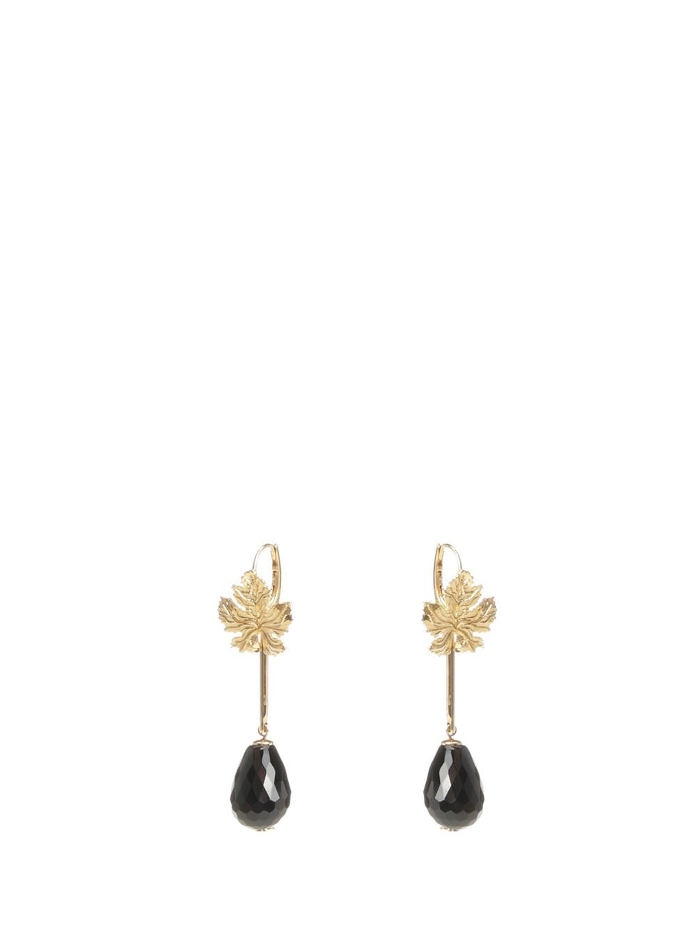 Celine Women Green Thumb Leaf Earring CELINE