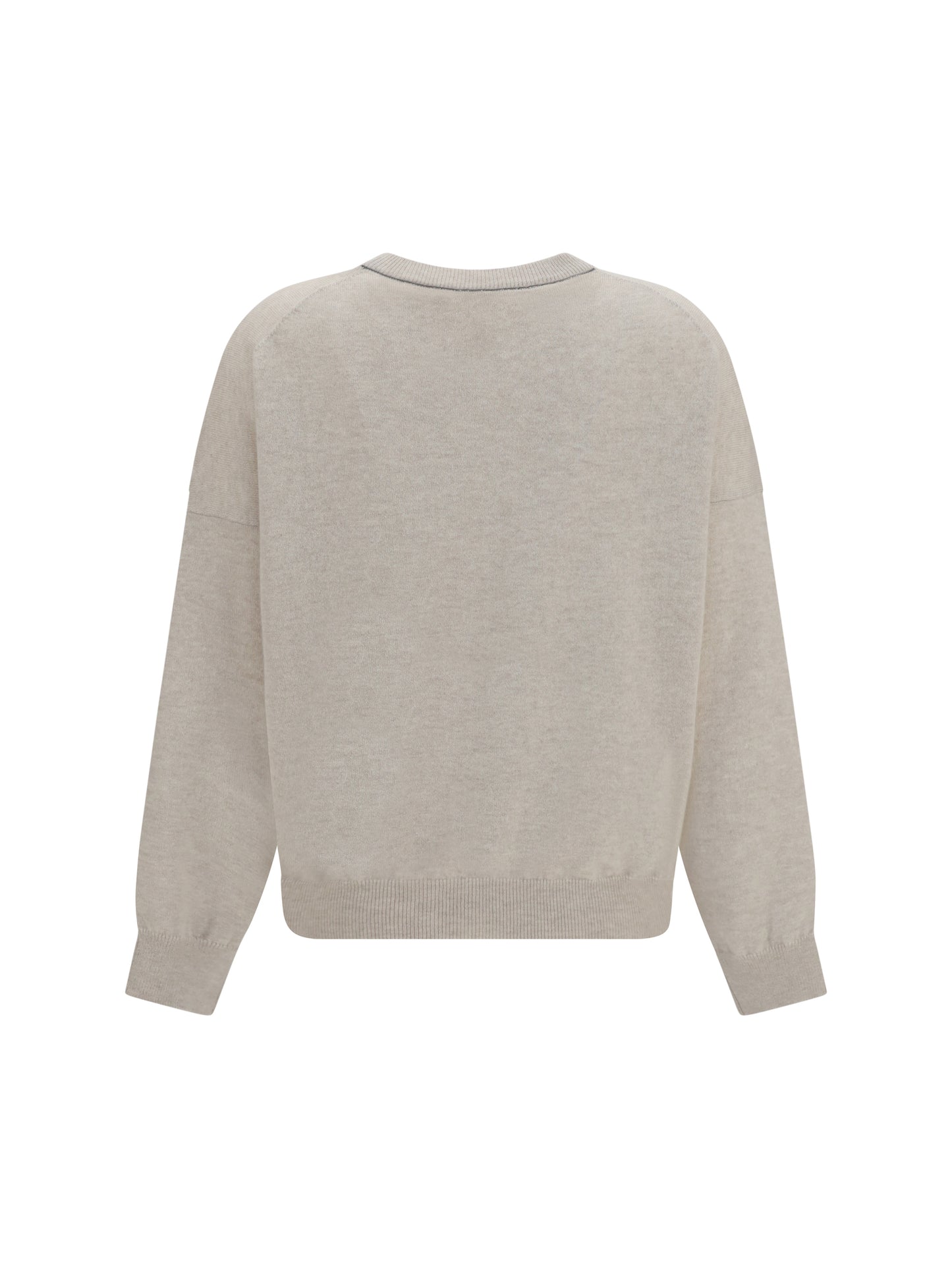 Brunello Cucinelli Women Cashmere Sweater With Monili Chain BRUNELLO CUCINELLI