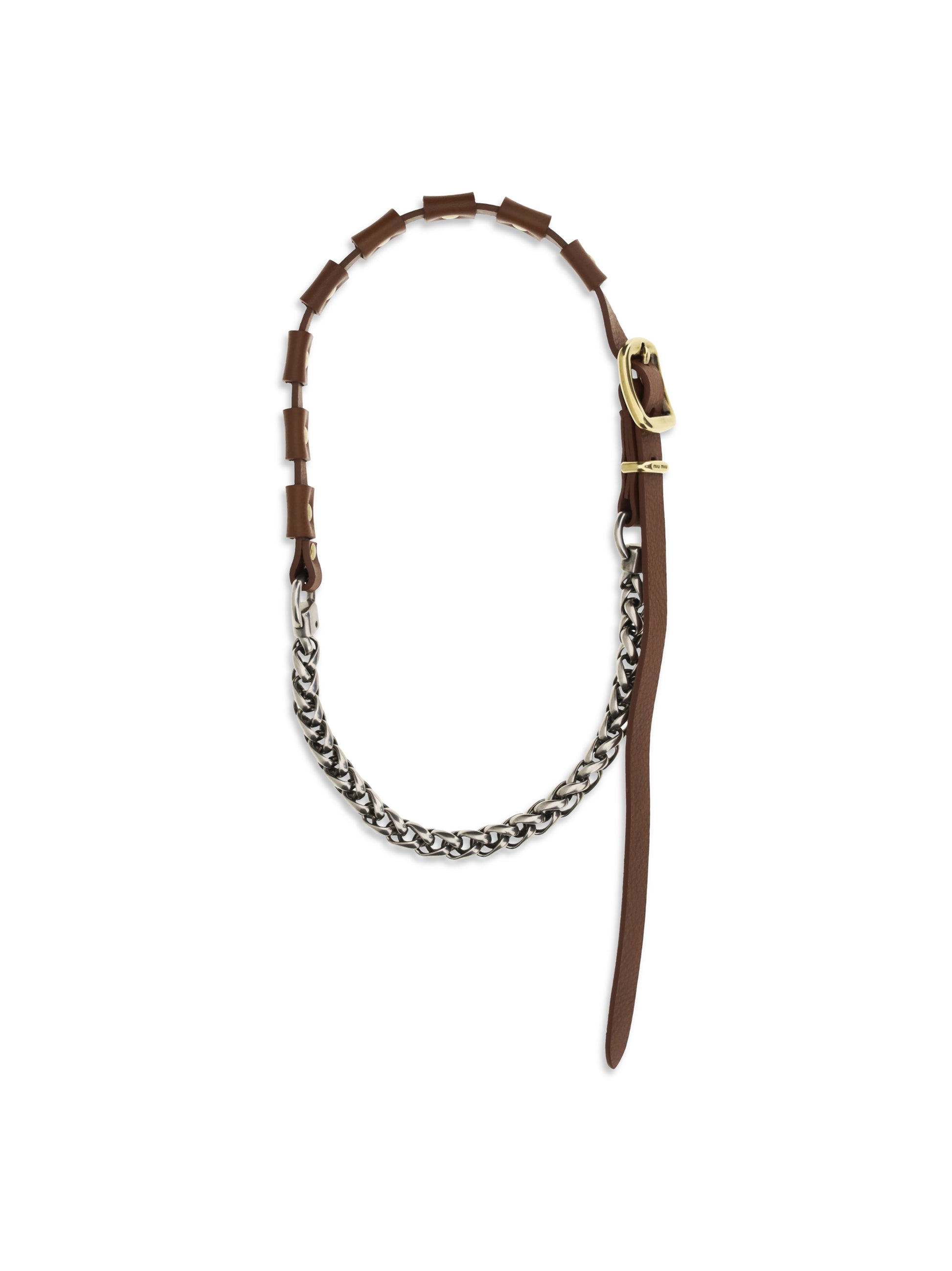 Miu Miu Women Leather Necklace MIU MIU