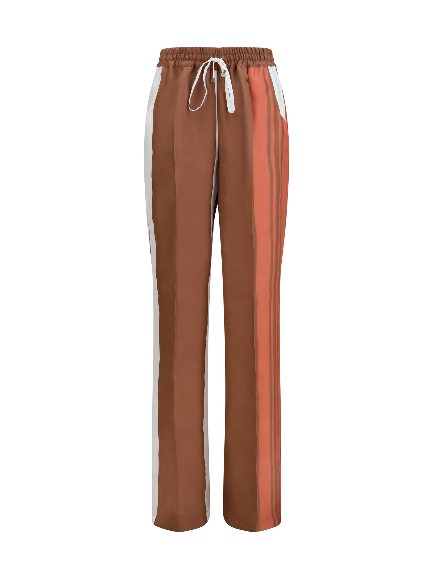 Kiton Women Striped Silk Pants KITON