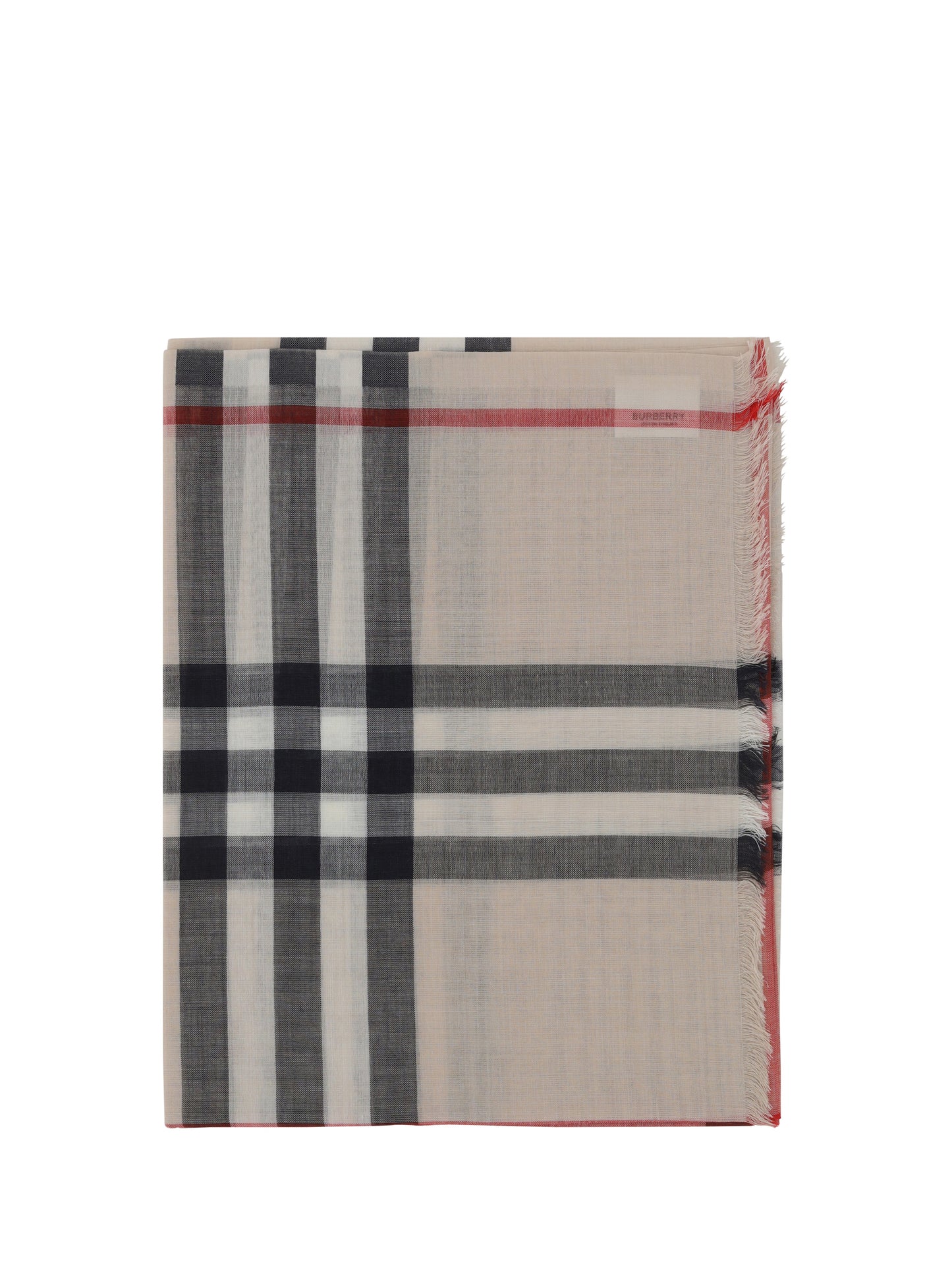 Burberry Women Silk And Wool Scarf BURBERRY