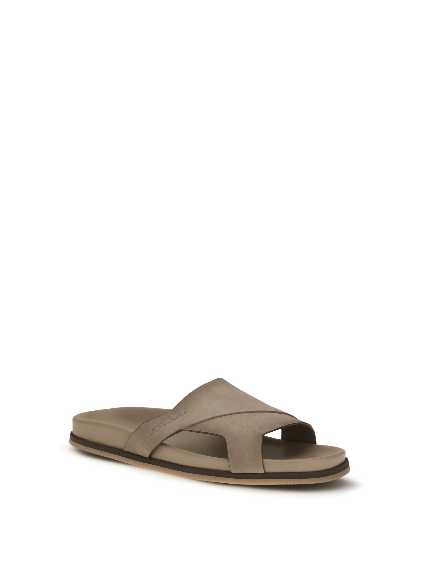 Santoni Men Leather Sandals SANTONI