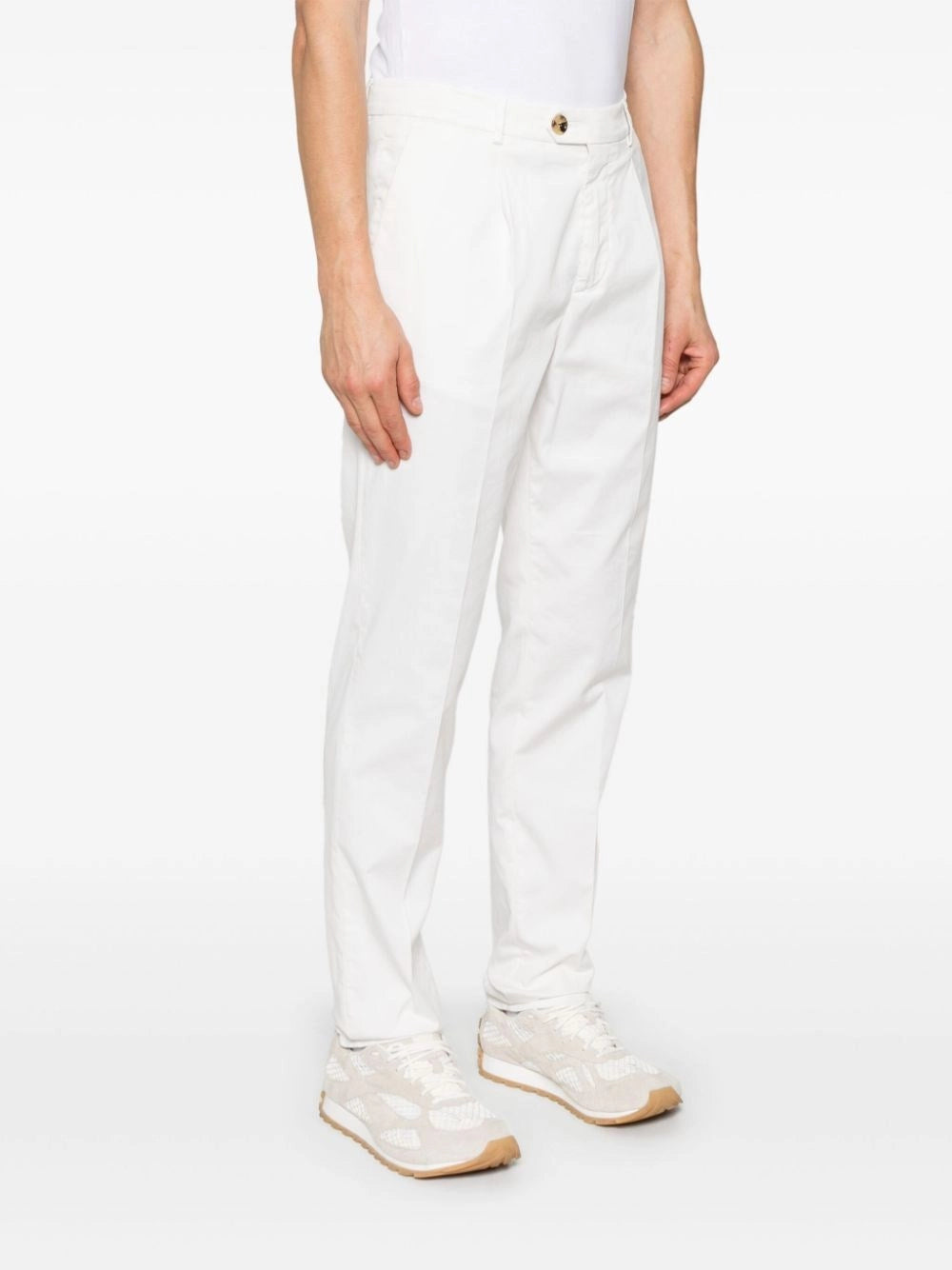 Brunello Cucinelli Men Garment-Dyed Leisure Fit Pants BRUNELLO CUCINELLI