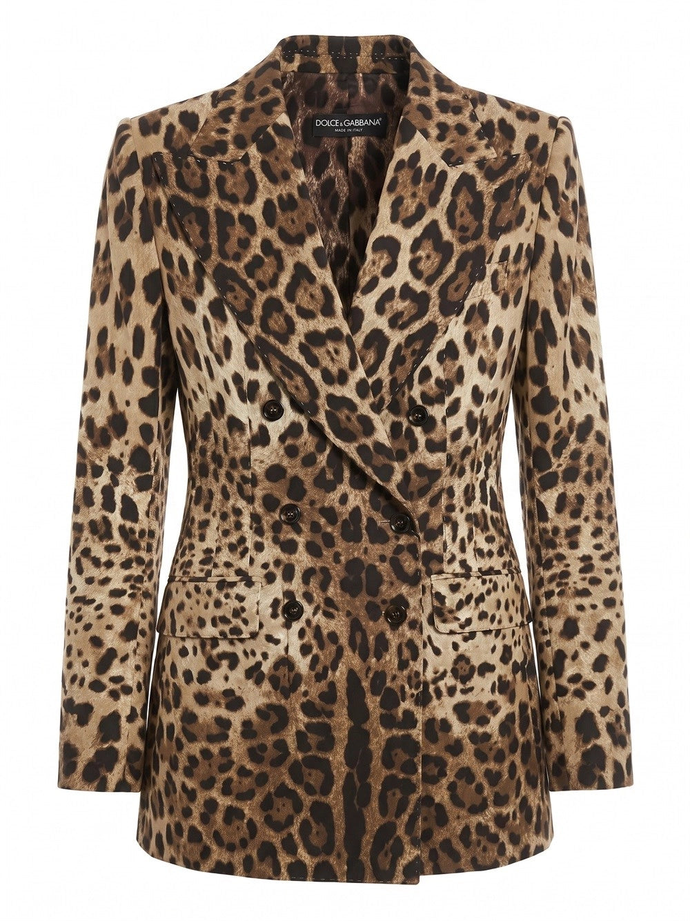 Dolce & Gabbana Women Leopard-Print Double-Breasted Blazer DOLCE & GABBANA