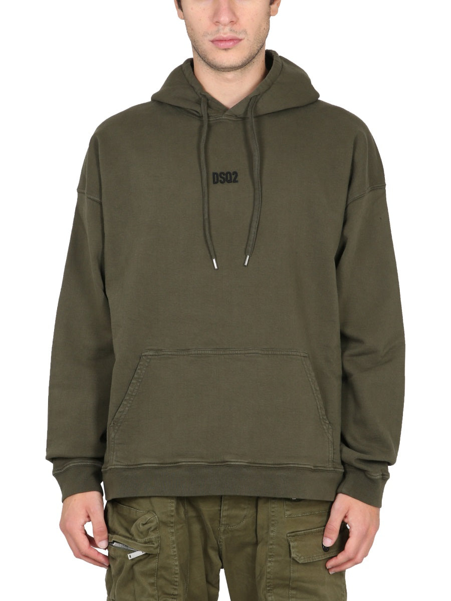 Dsquared Men Sweatshirt With Mini Logo DSQUARED2