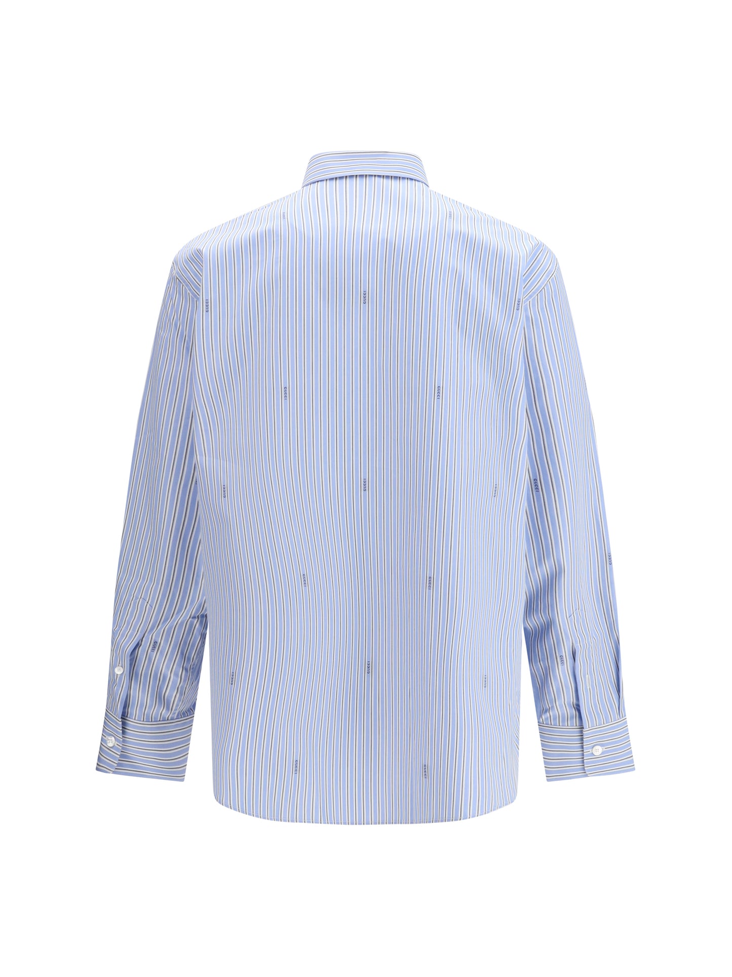 Gucci Men Striped Cotton Poplin Shirt GUCCI