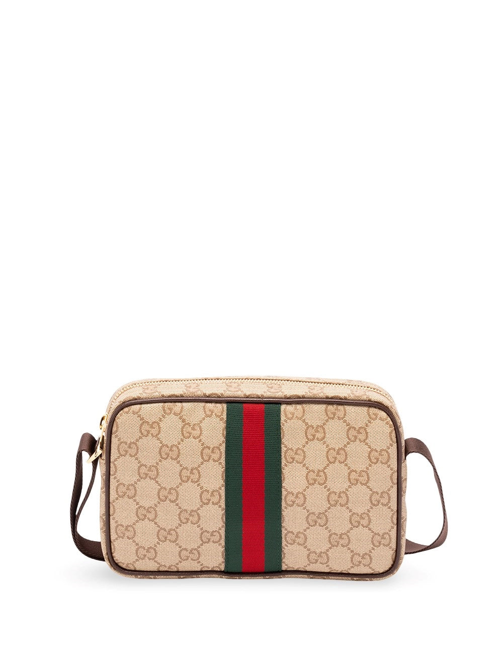 Gucci Men `Gg Coated Web` Crossbody Bag