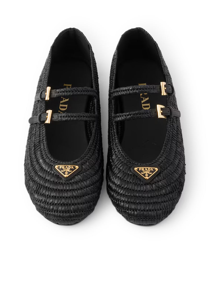Prada Women Crochet Ballerinas PRADA