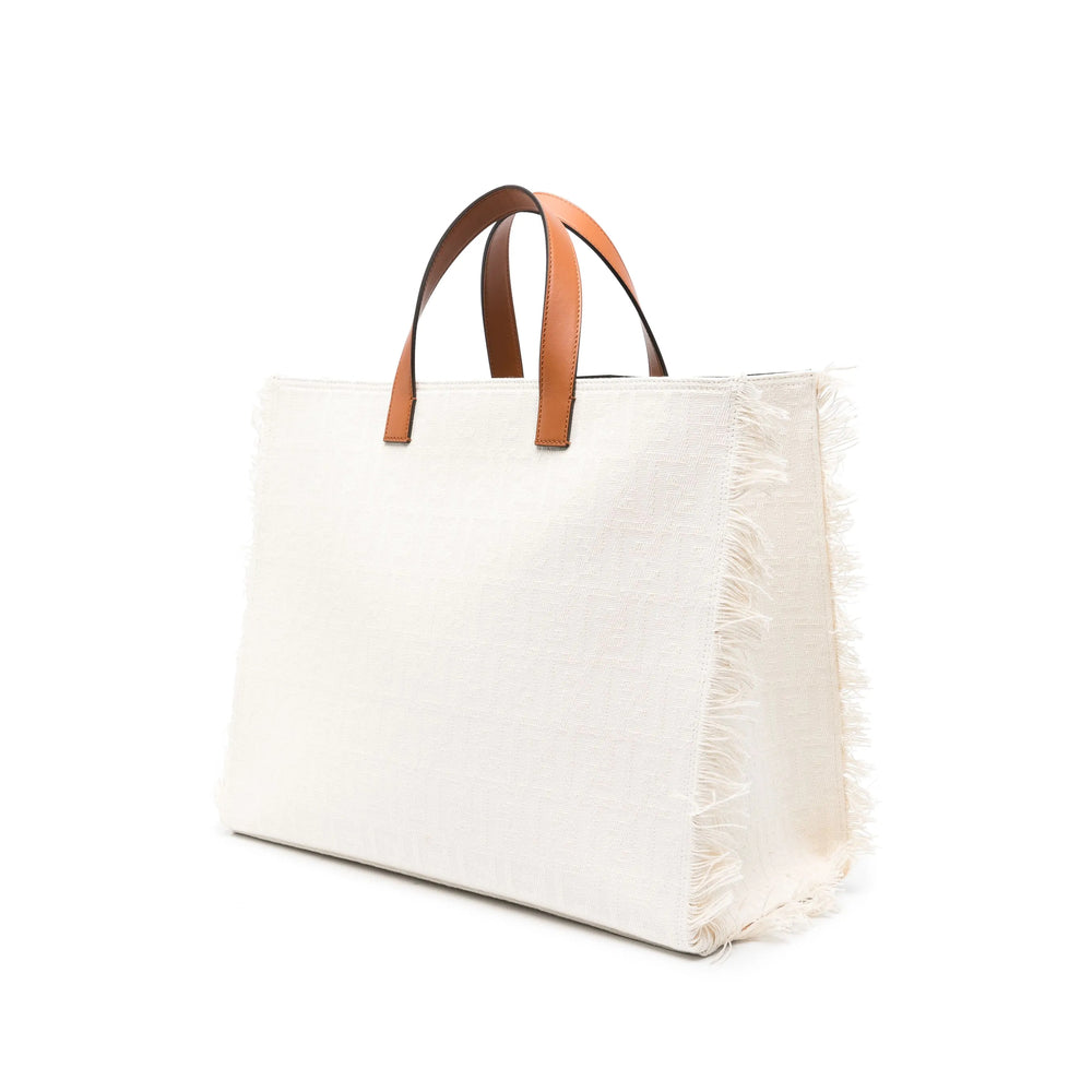 Fendi Neutrals Tote Bags Men FENDI