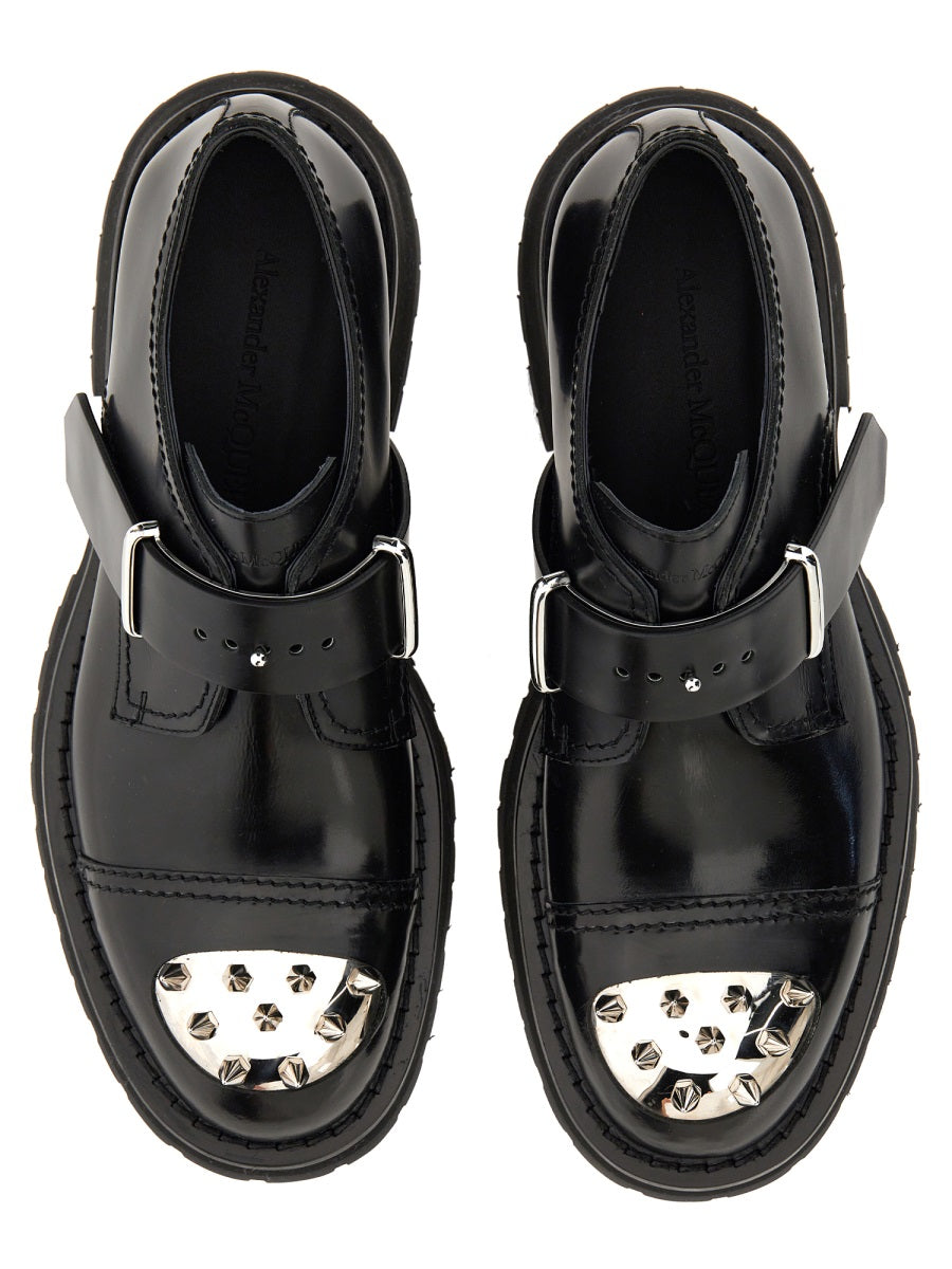 Alexander Mcqueen Men Studded Derby Loafer ALEXANDER MCQUEEN