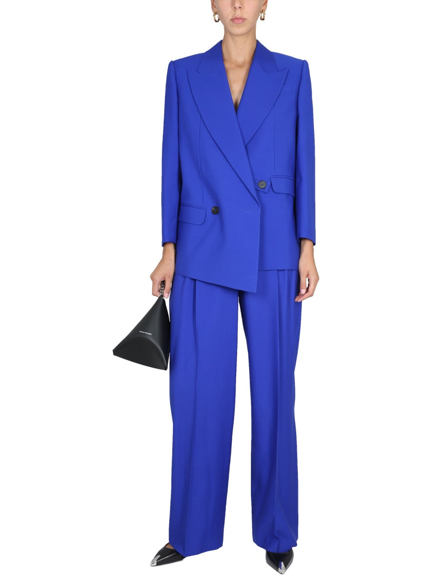 Alexander Mcqueen Women Structured Double-Breasted Jacket ALEXANDER MCQUEEN