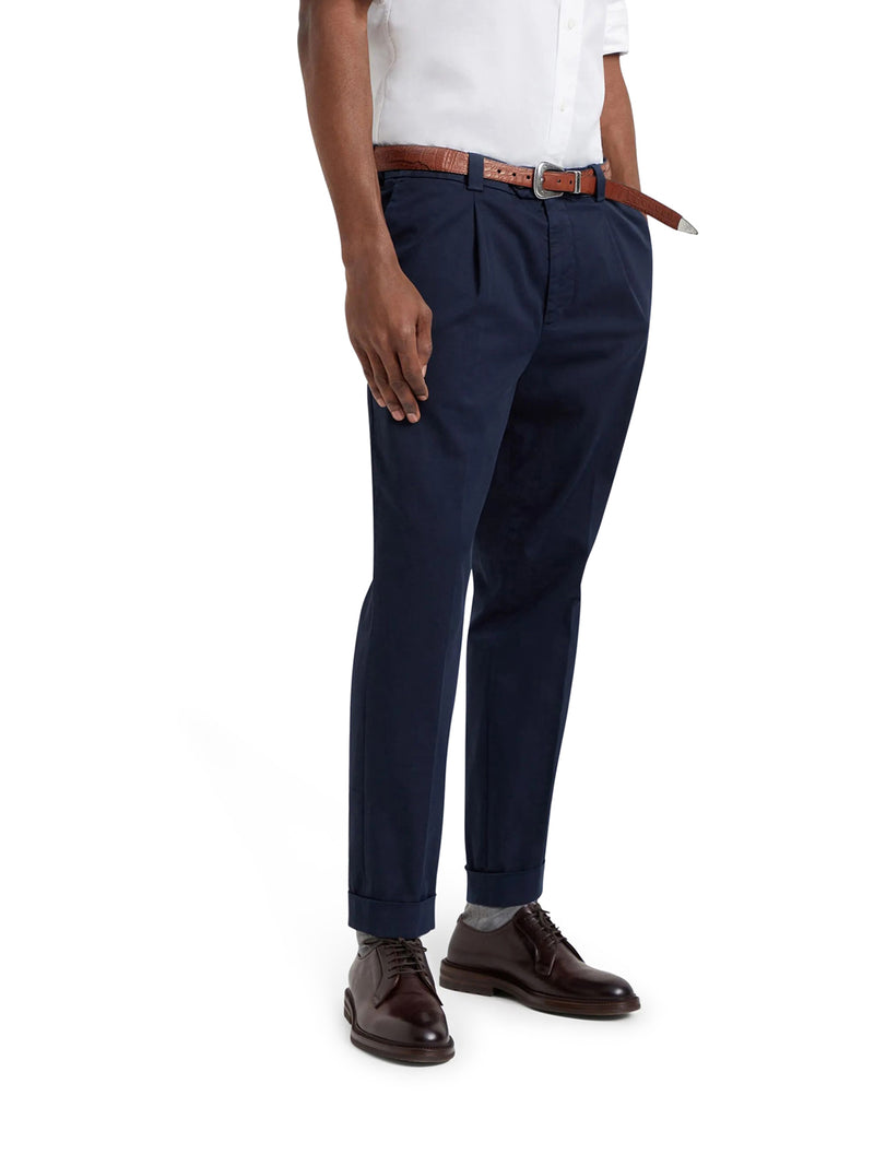 Brunello Cucinelli Men Cotton Blend Chino Pants BRUNELLO CUCINELLI