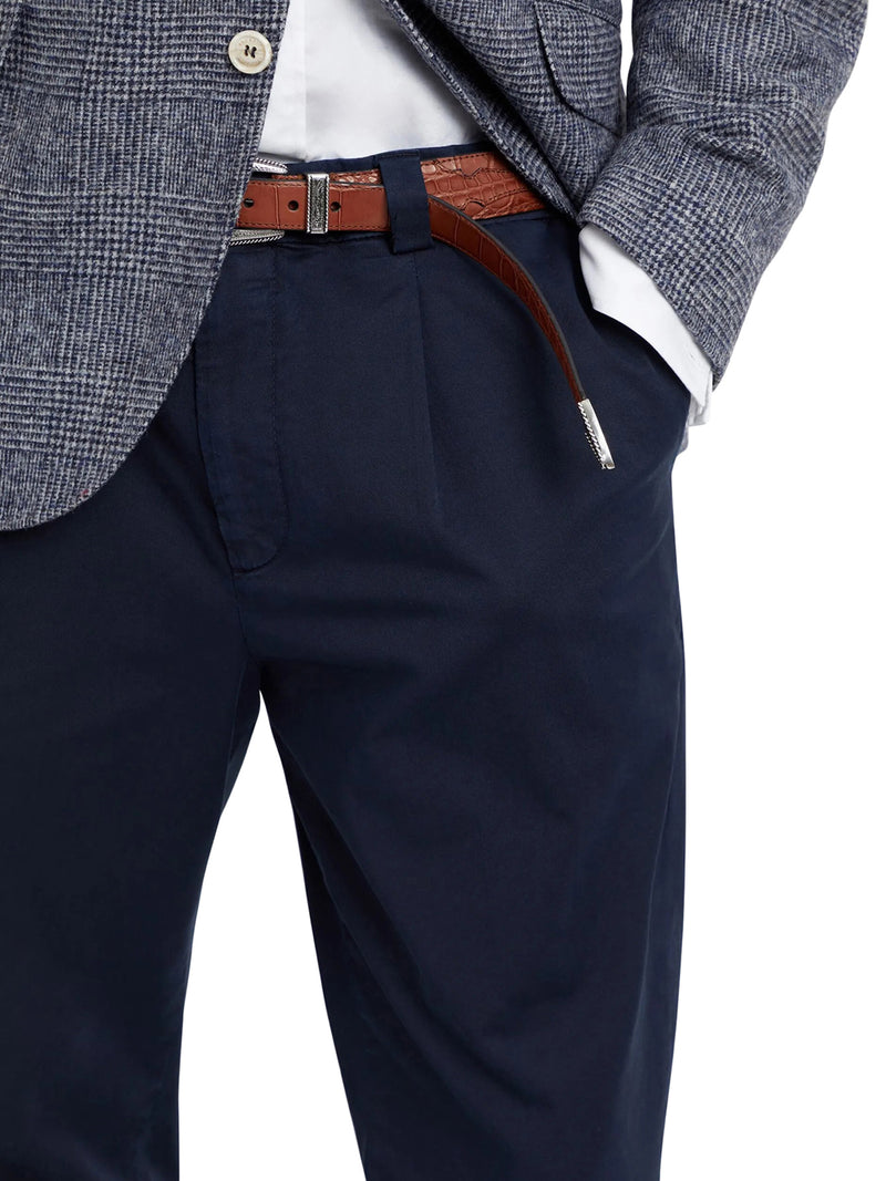 Brunello Cucinelli Men Cotton Blend Chino Pants BRUNELLO CUCINELLI