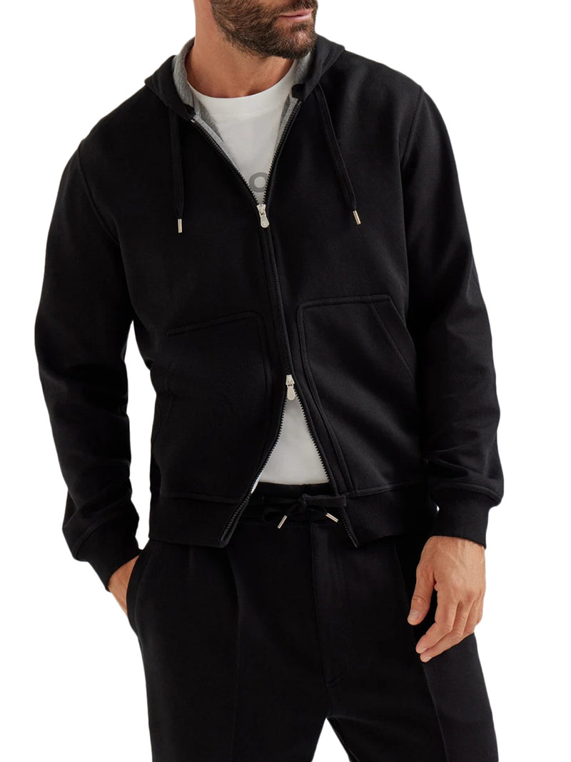 Brunello Cucinelli Men Zip-Up Hoodie BRUNELLO CUCINELLI