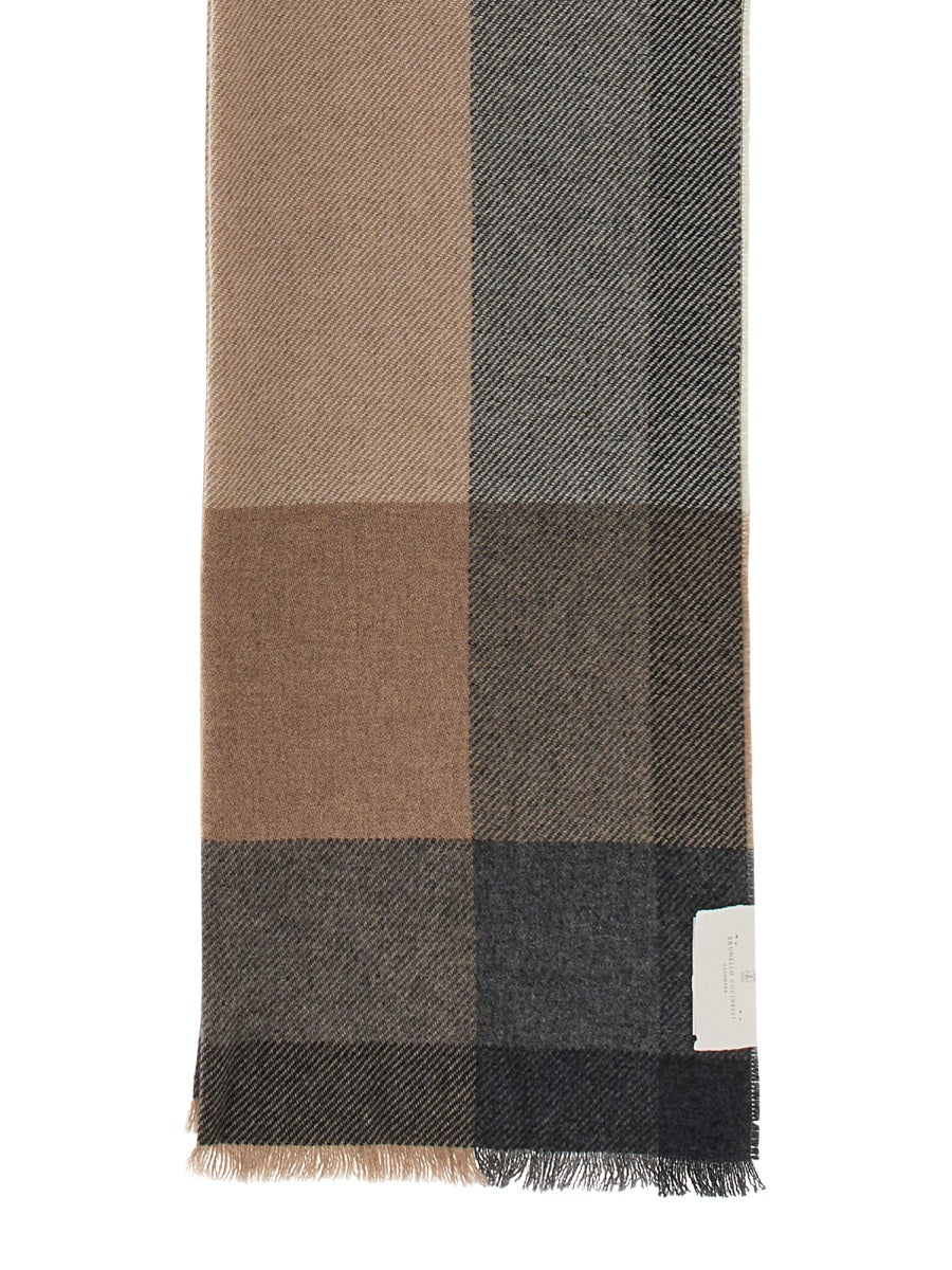 Brunello Cucinelli Men Sciarpa In Twill BRUNELLO CUCINELLI
