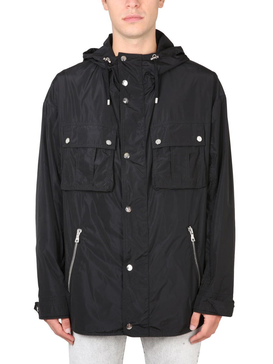 Balmain Men Giacca Con Cappuccio BALMAIN