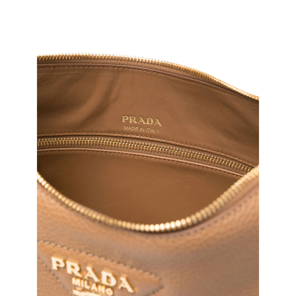 Prada Brown Shoulder Bags Women PRADA