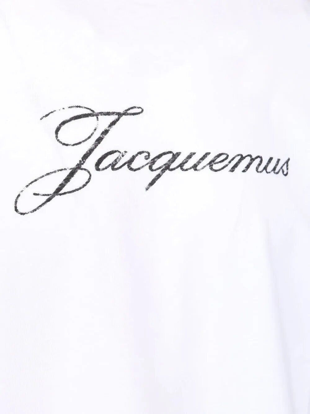 Jacquemus Men T-Shirt With Writing JACQUEMUS