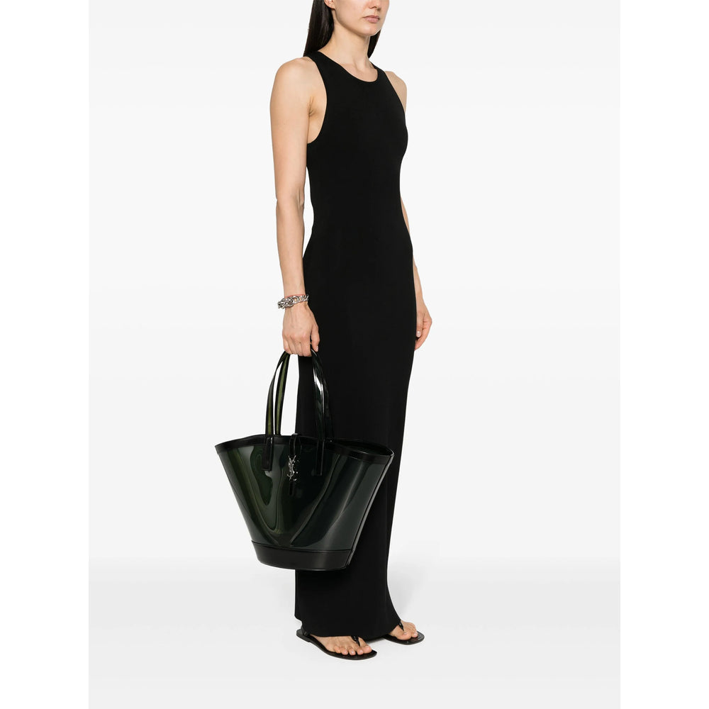 Saint Laurent Green Tote Bags Women SAINT LAURENT