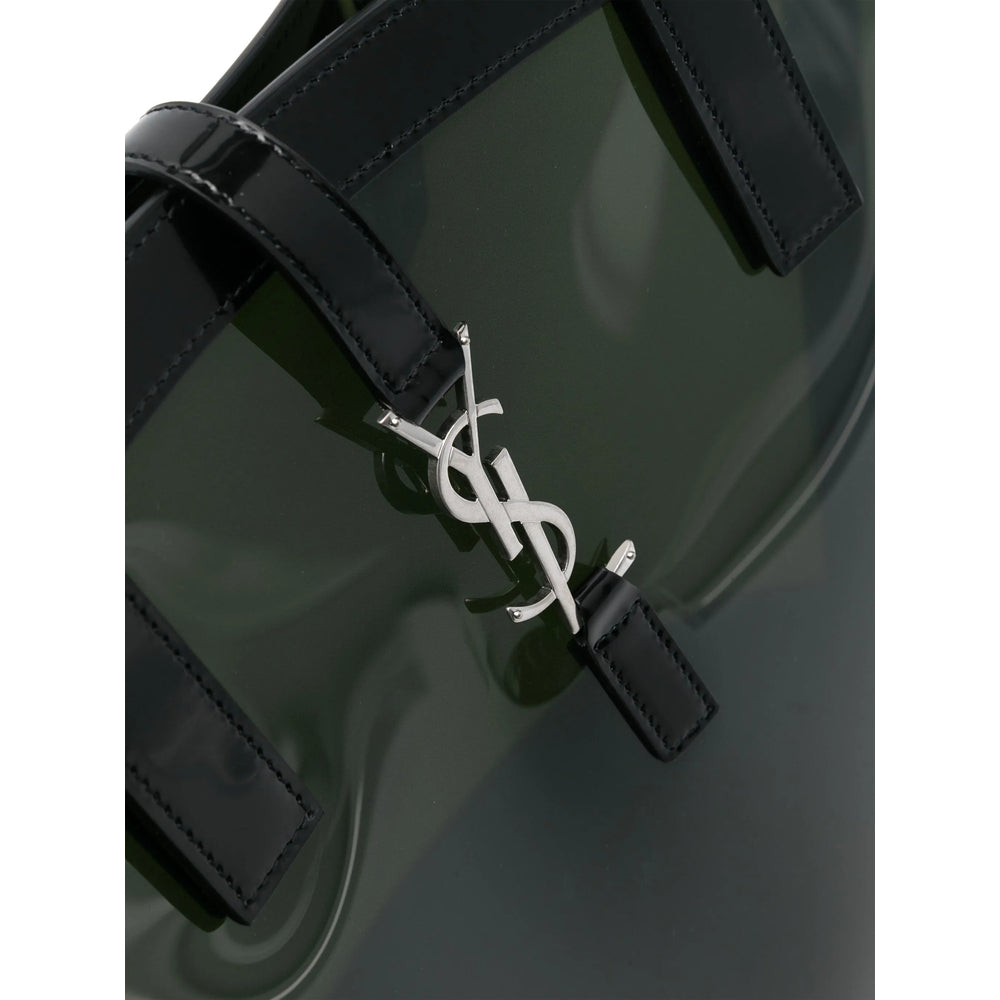 Saint Laurent Green Tote Bags Women SAINT LAURENT