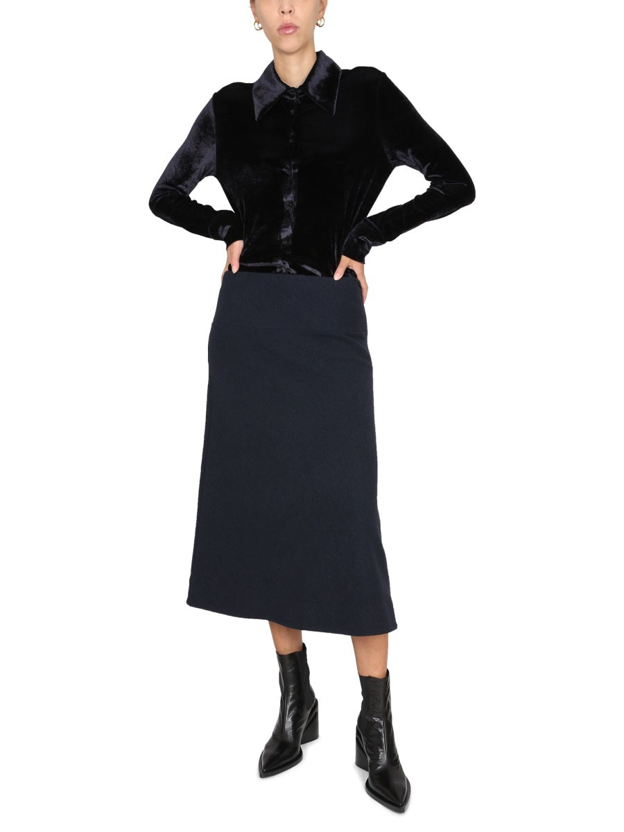 Jil Sander Women Wool Skirt JIL SANDER