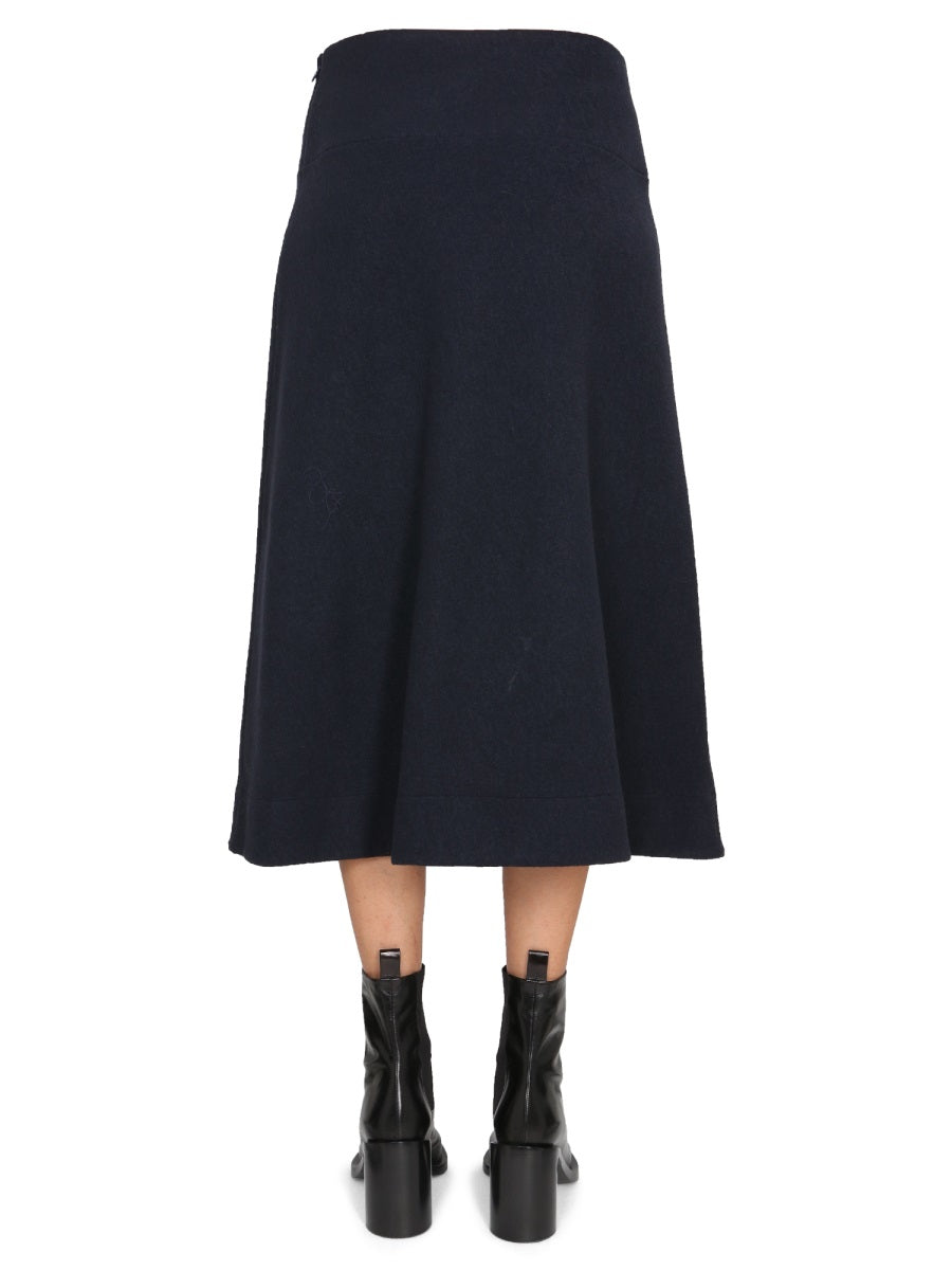 Jil Sander Women Wool Skirt JIL SANDER