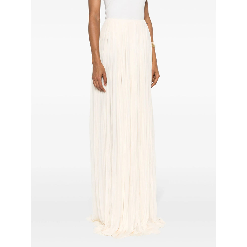 Saint Laurent Neutrals Skirts - Pleated Skirts Women SAINT LAURENT