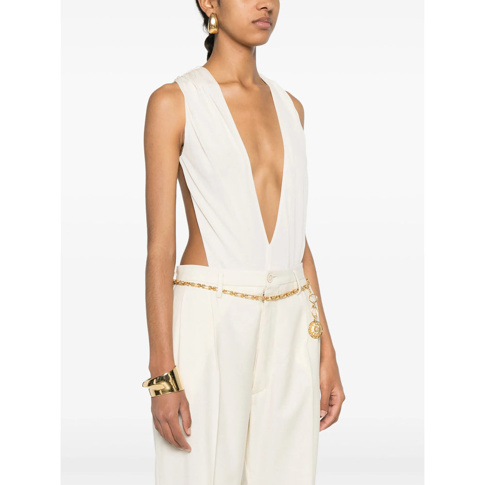 Saint Laurent Neutrals Tops - Vests & Tank Tops Women SAINT LAURENT