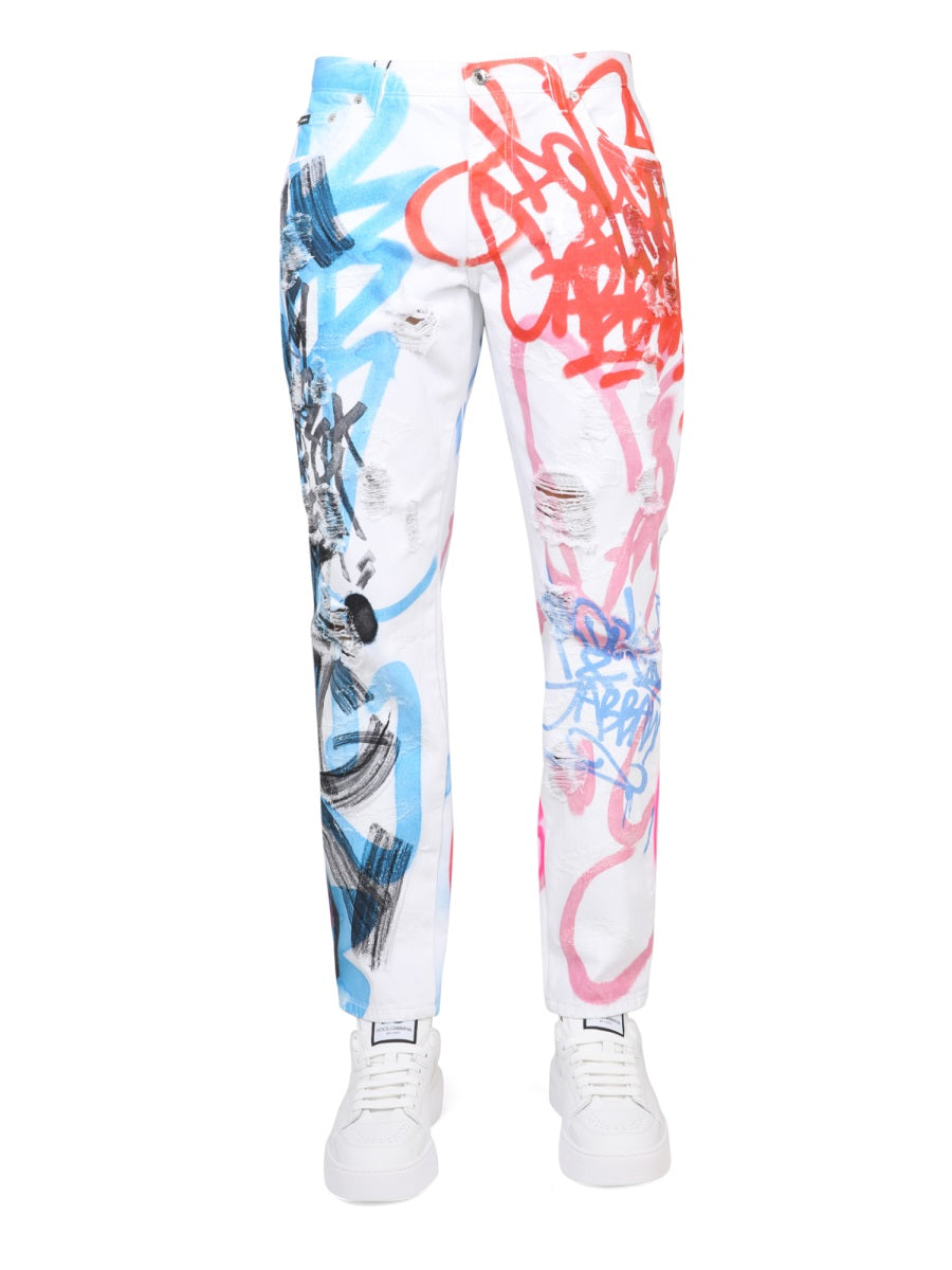 Dolce & Gabbana Men Loose Fit Jeans DOLCE & GABBANA