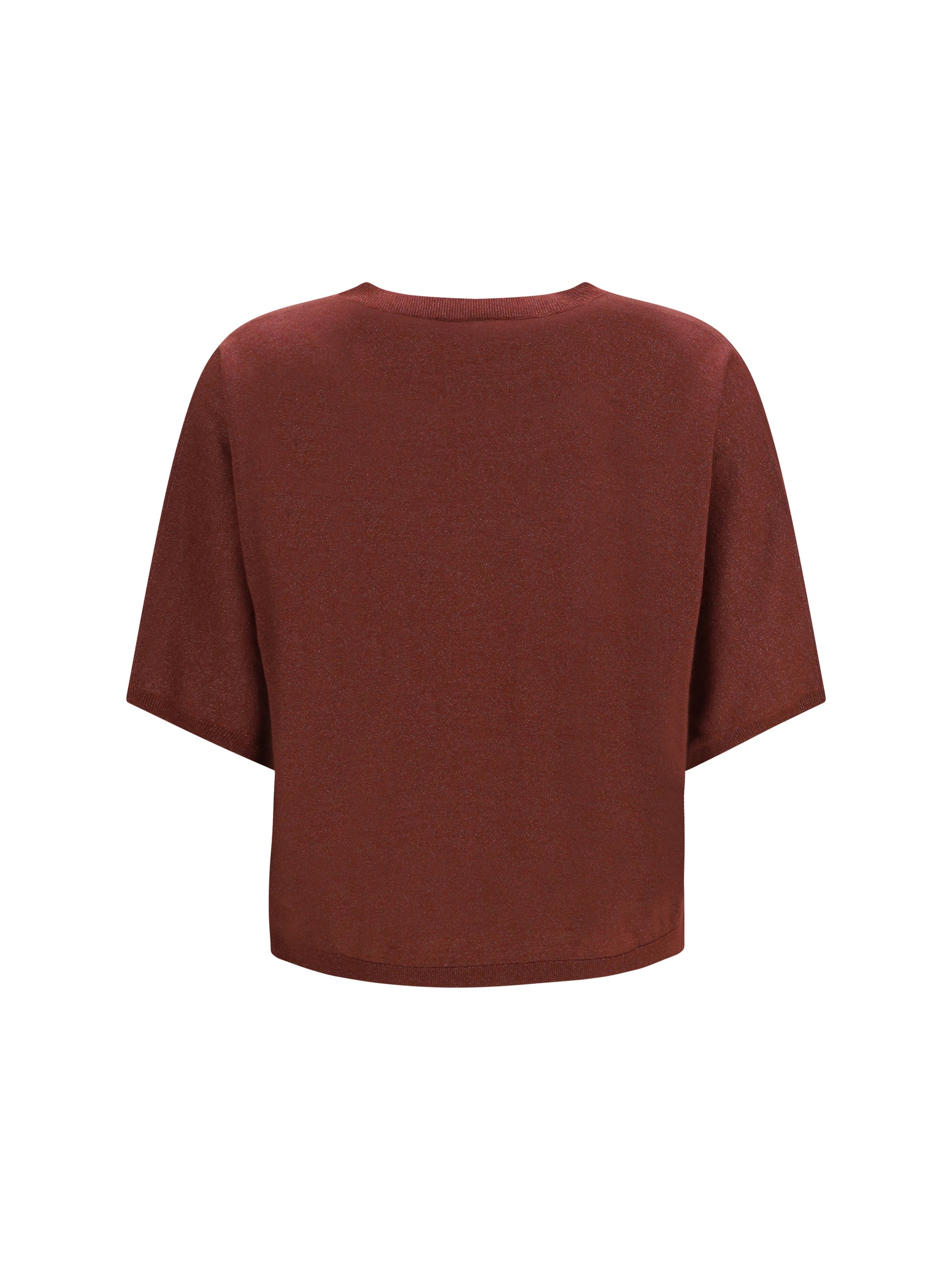 Brunello Cucinelli Women Short-Sleeve Cashmere And Silk Sweater BRUNELLO CUCINELLI