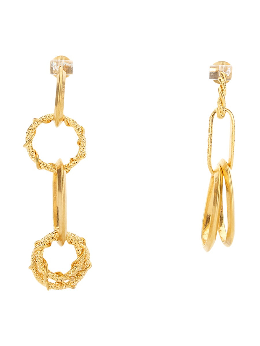 Dsquared Women Earring With Chain Rings DSQUARED2