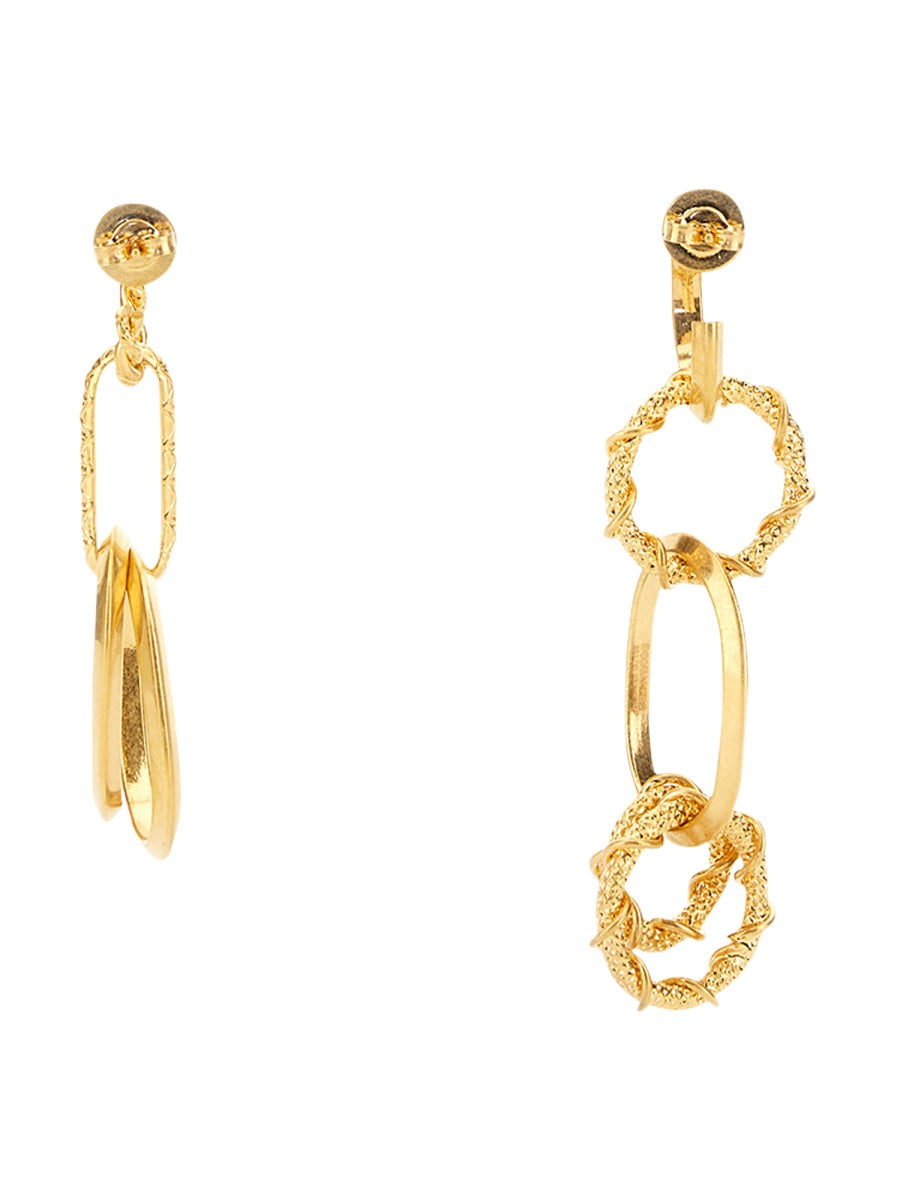Dsquared Women Earring With Chain Rings DSQUARED2