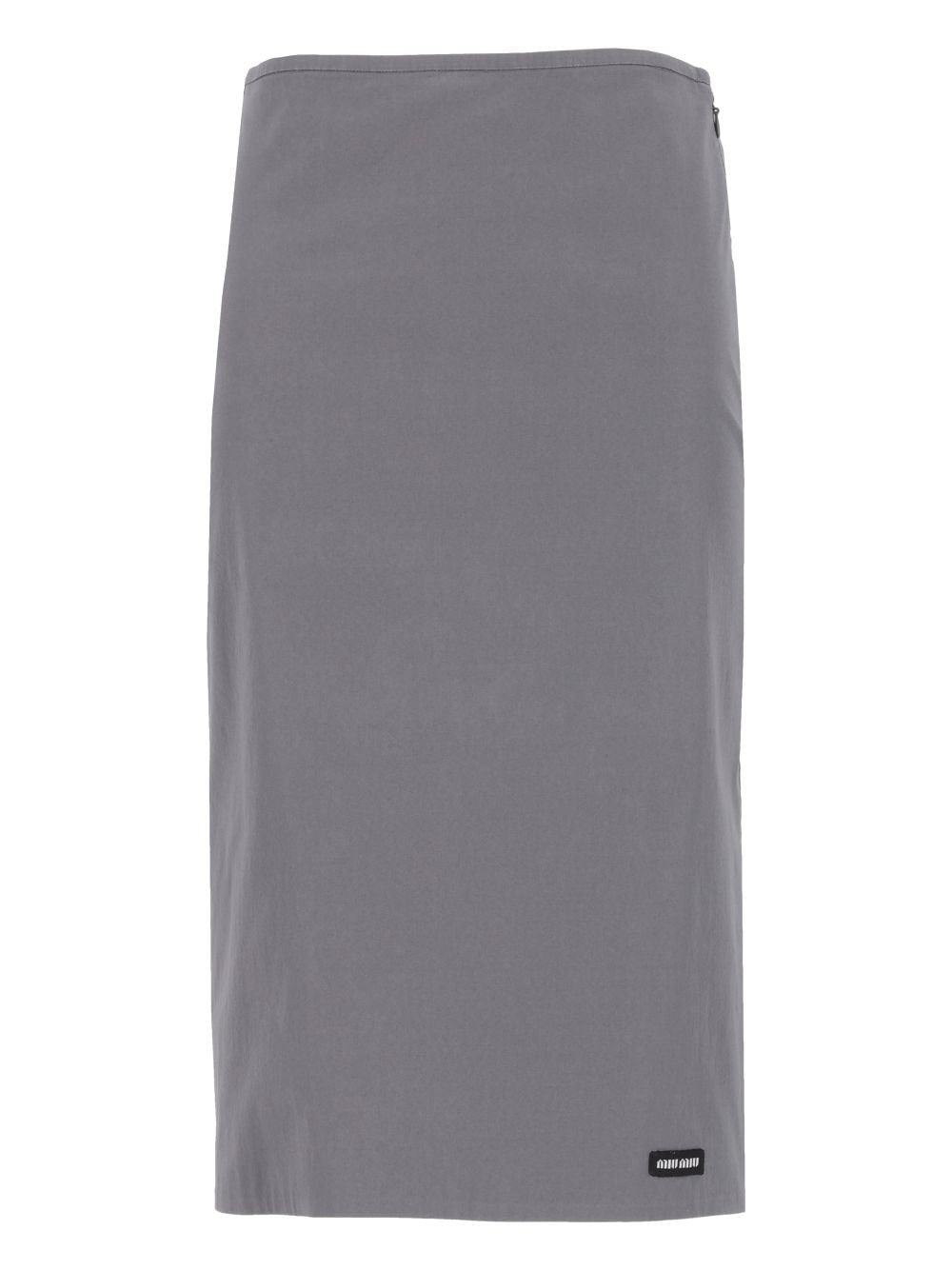 Miu Miu Women Stretch Poplin Skirt MIU MIU