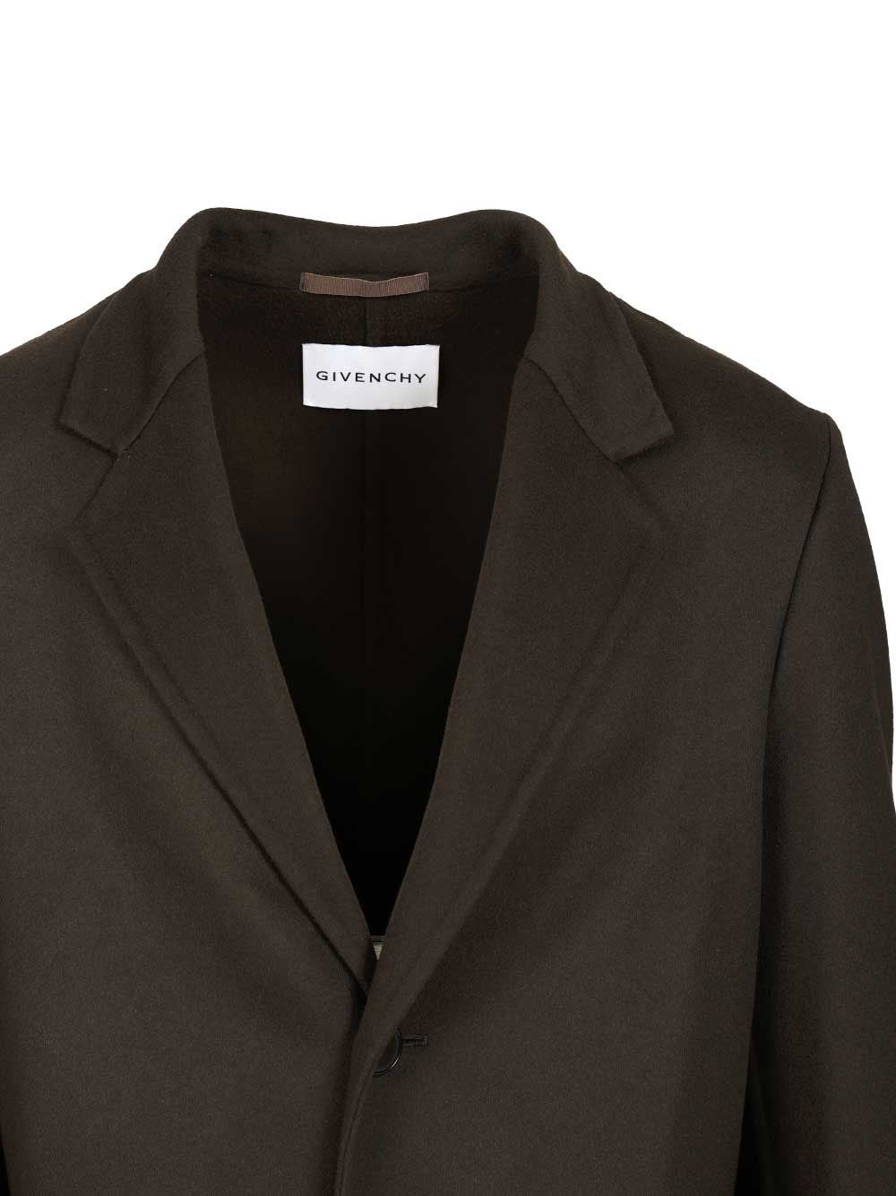 Givenchy Men Wool And Cashmere Coat GIVENCHY