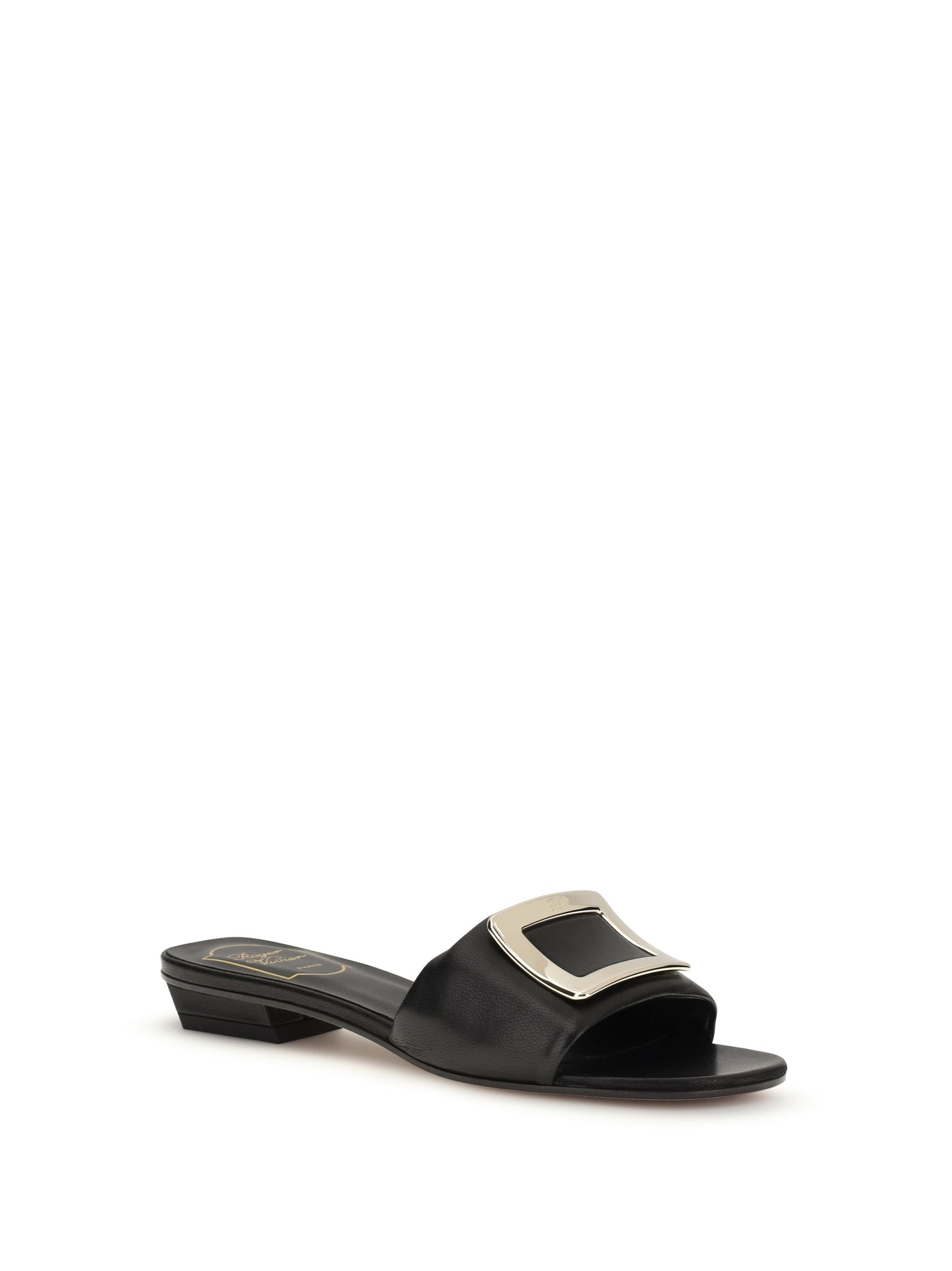 Roger Vivier Women Leather Slide Sandals ROGER VIVIER