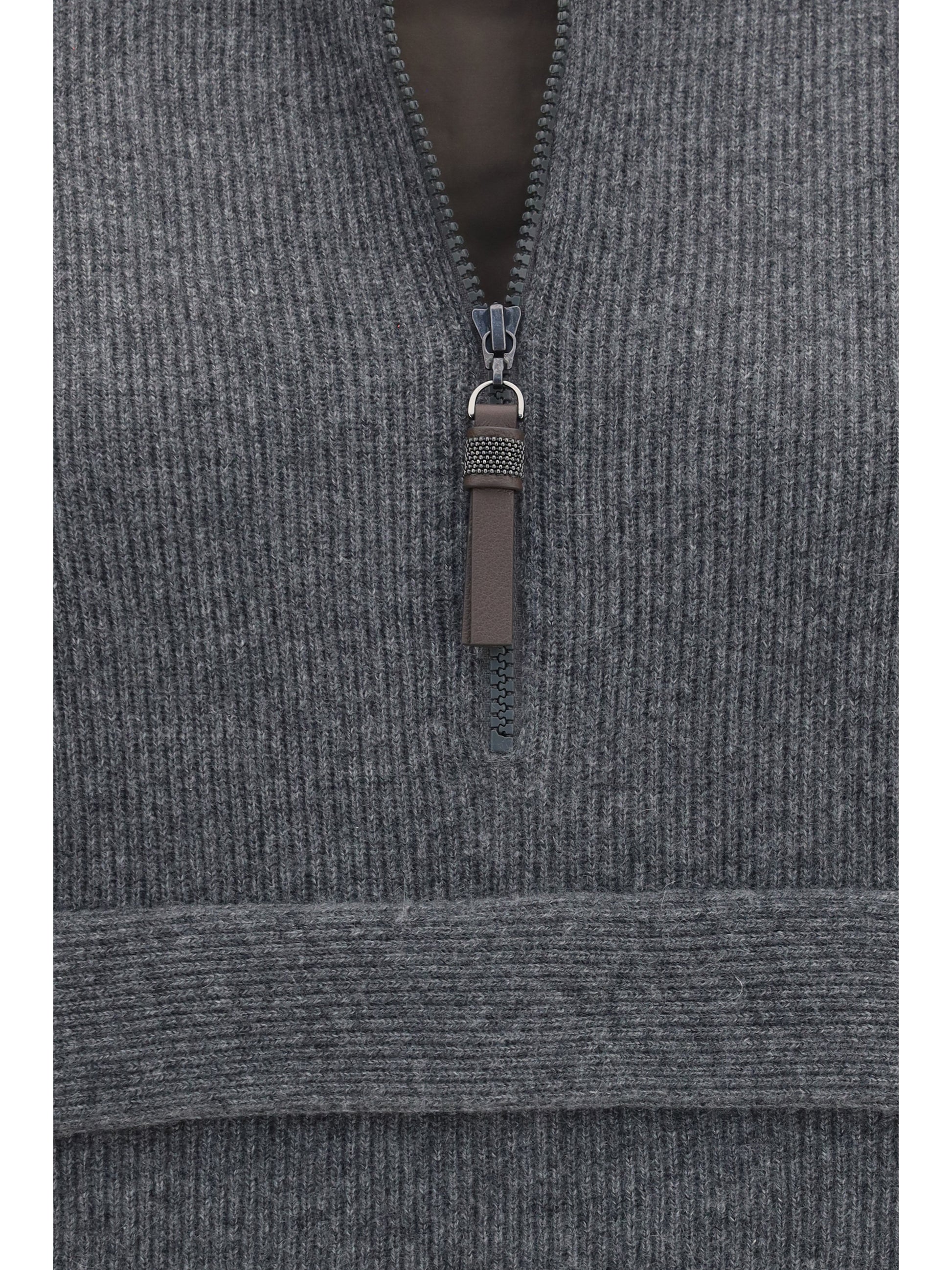 Brunello Cucinelli Women Cashmere Half-Zip Sweater BRUNELLO CUCINELLI