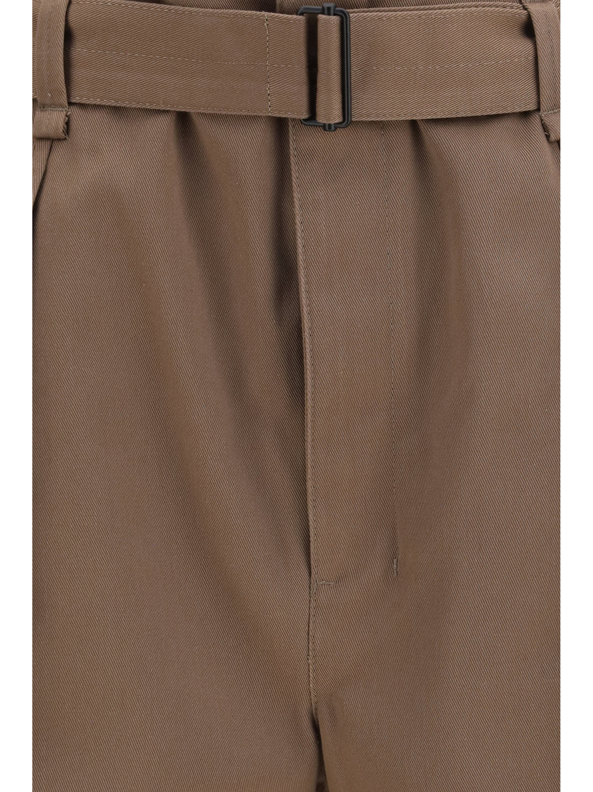 Lemaire Women Rounded Poly-Cotton Twill Pants LEMAIRE