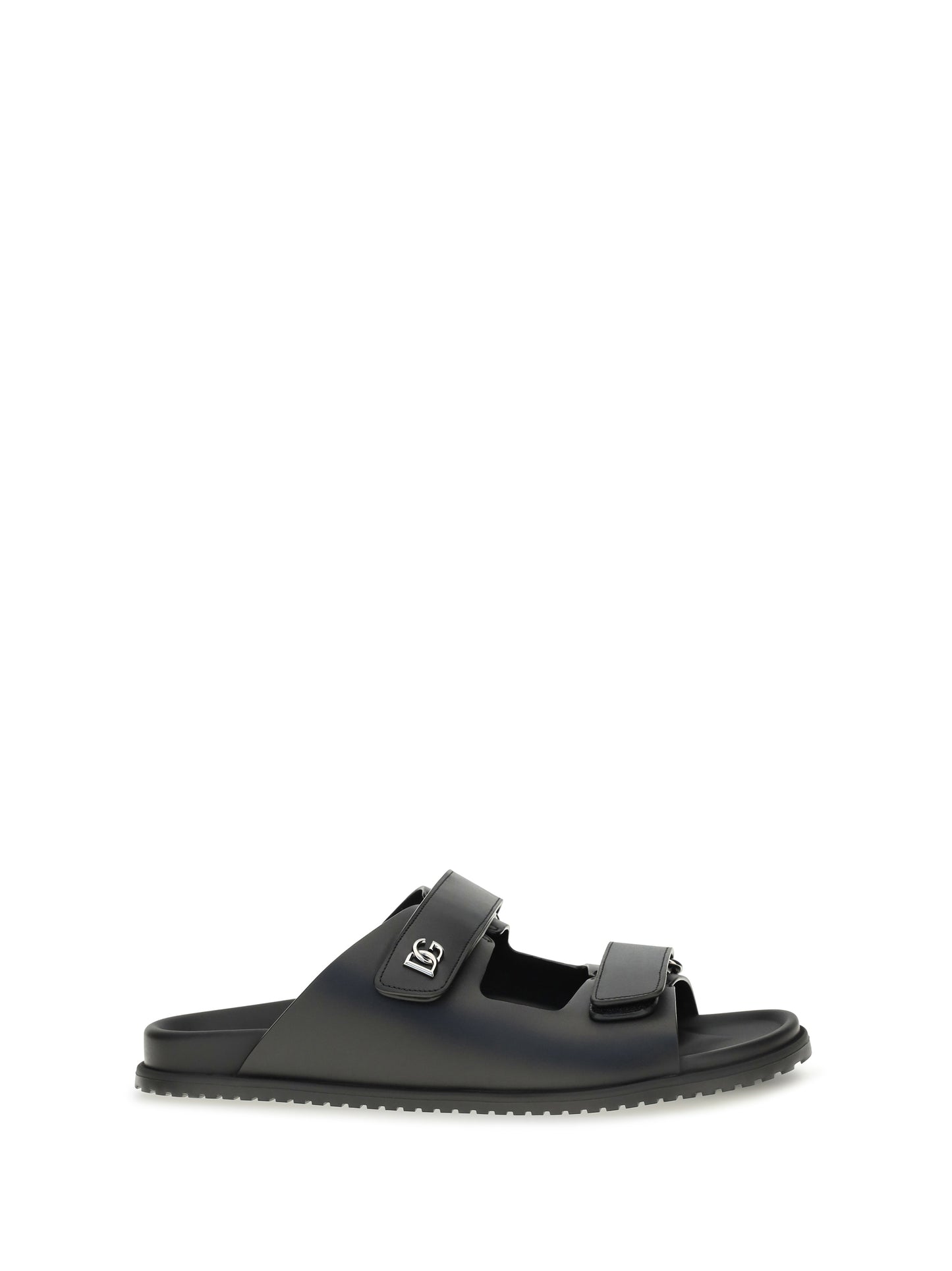 Dolce & Gabbana Men Calfskin Leather Sandals DOLCE & GABBANA
