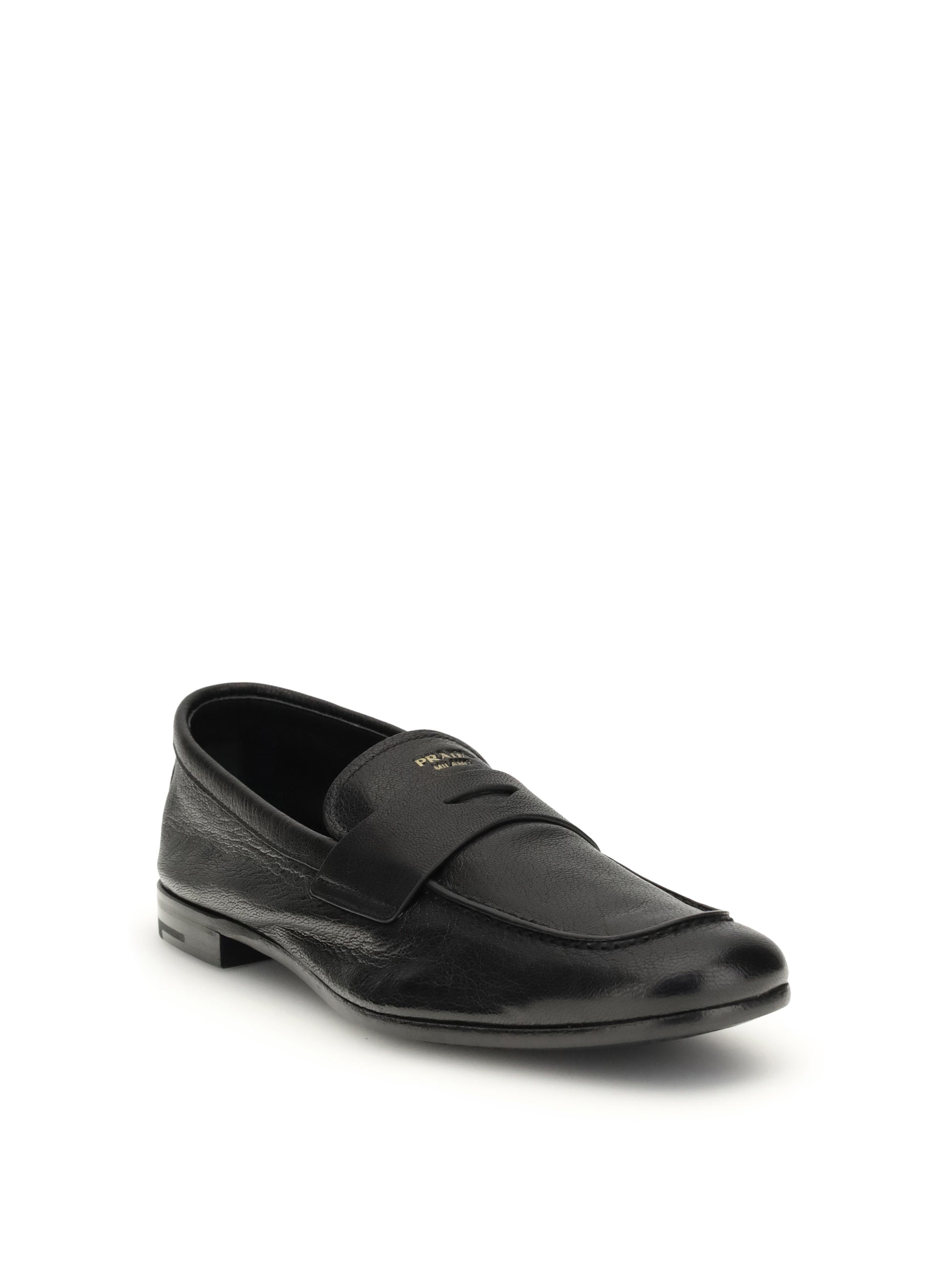 Prada Men Leather Loafers PRADA