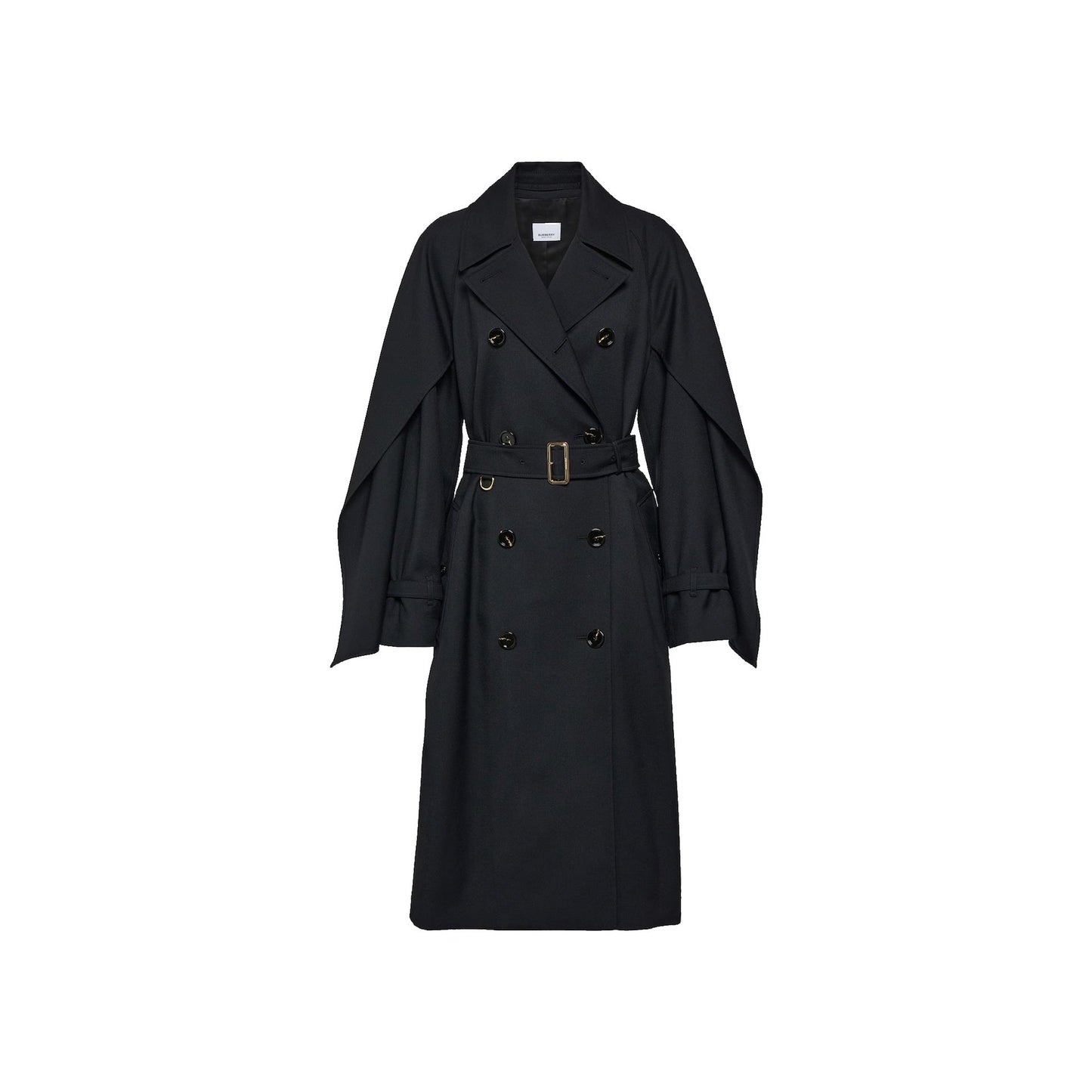 Burberry Blend Wool Trench Coat Women BURBERRY