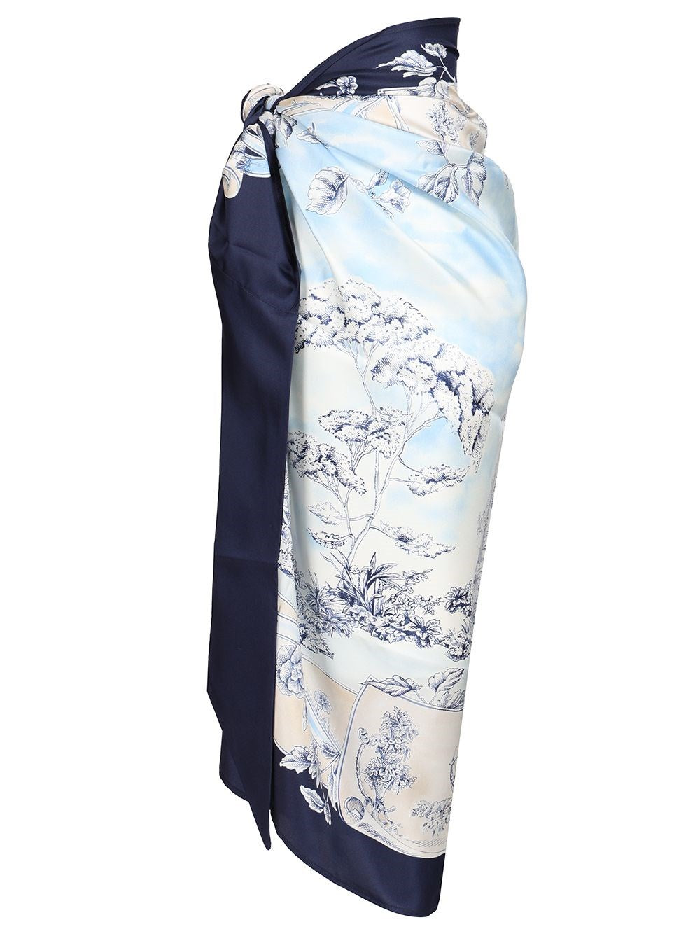 Ferragamo Women Pareo With "Travel" Print FERRAGAMO