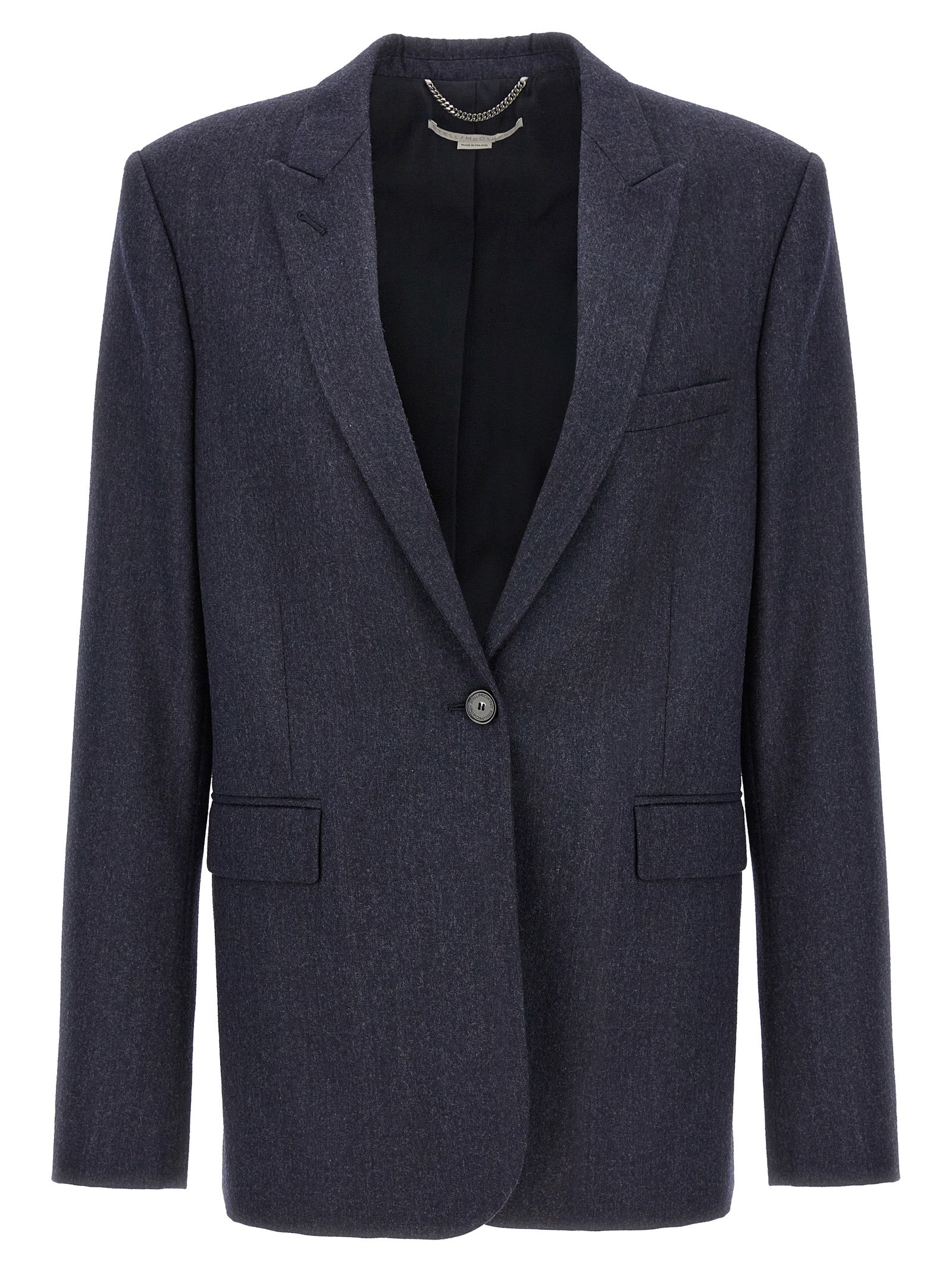 Stella Mccartney Women Single-Breasted Wool Blazer STELLA MCCARTNEY