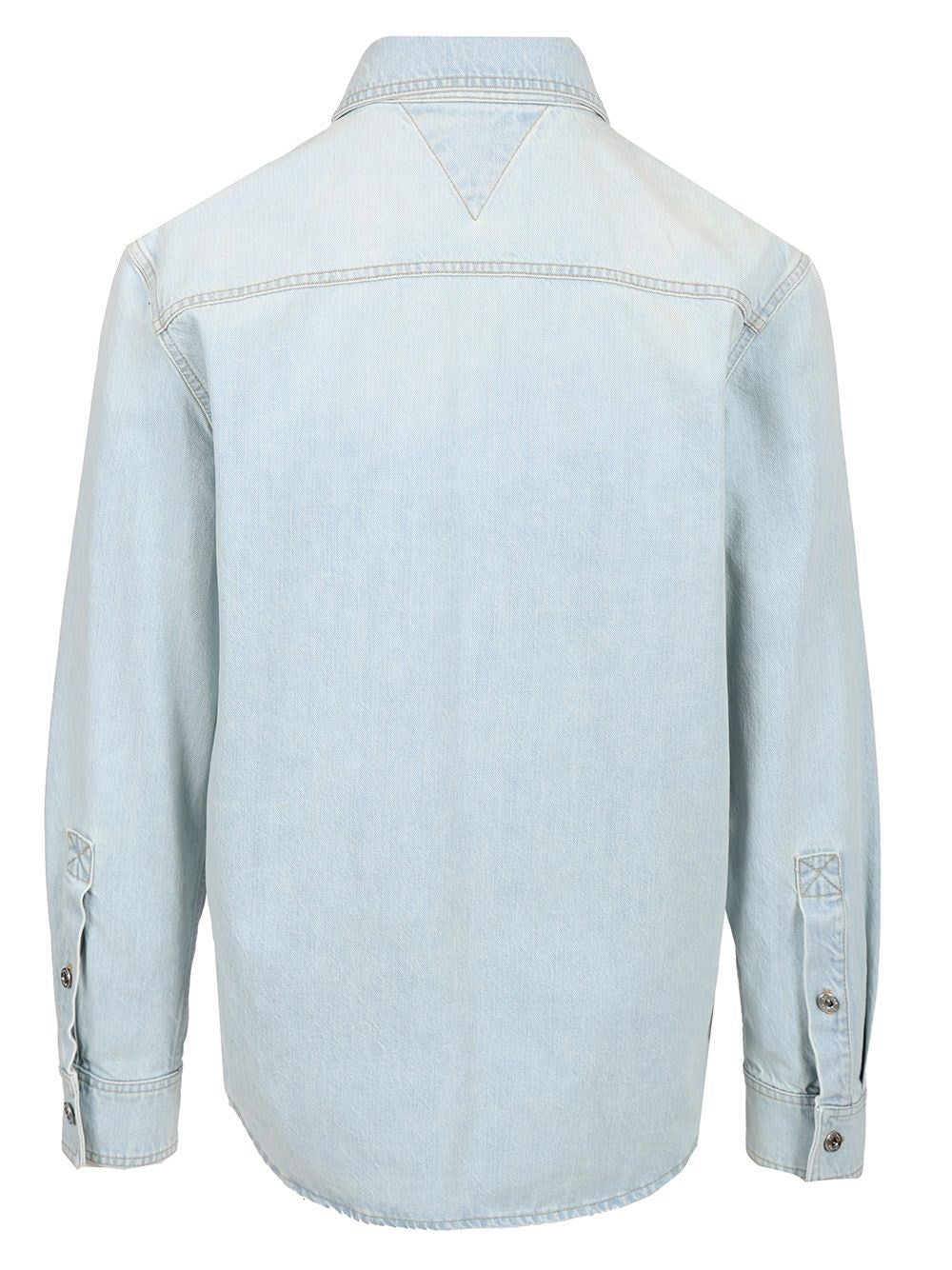 Bottega Veneta Men Extra Bleach Wash Denim Shirt BOTTEGA VENETA